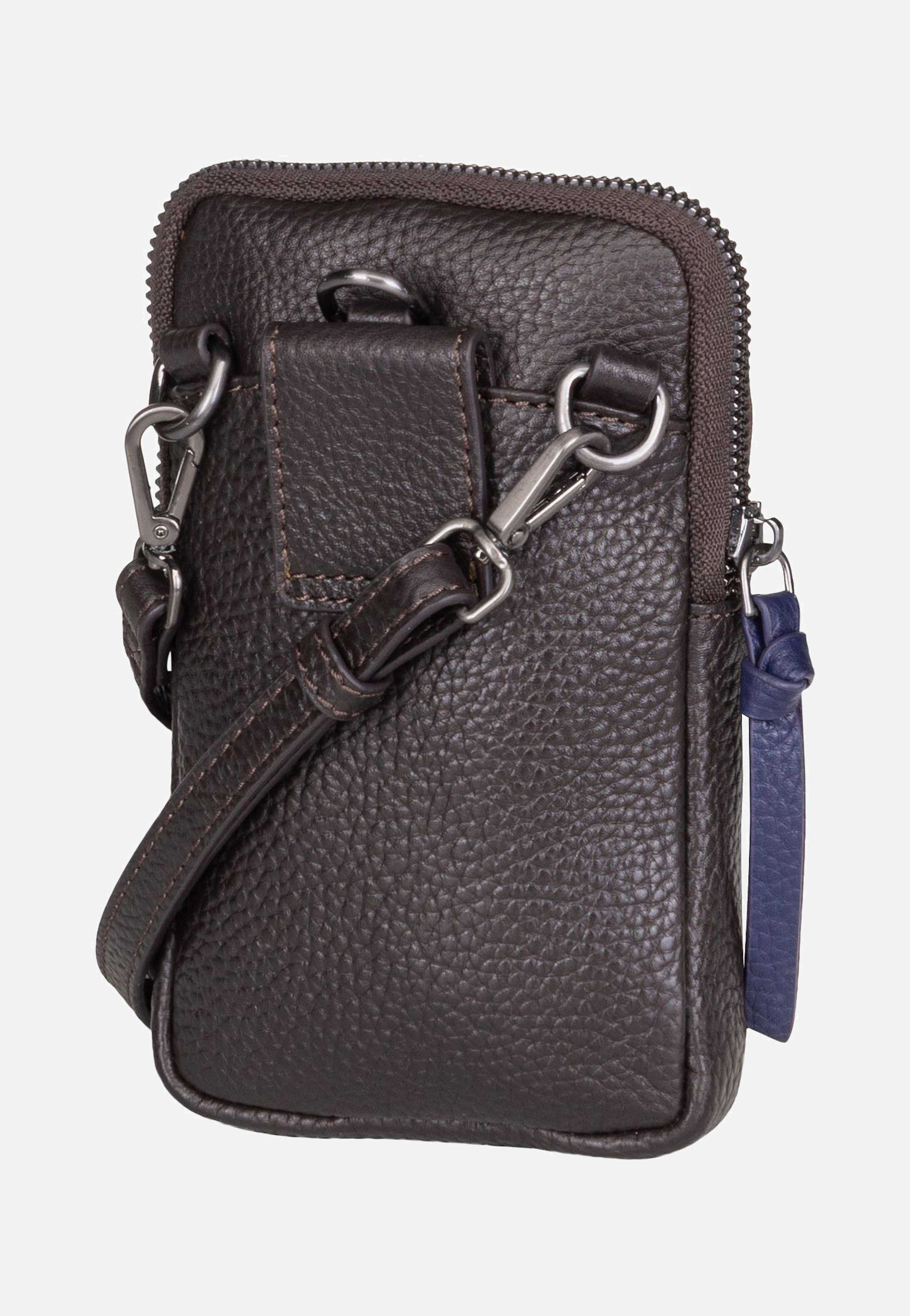 Braun Büffel - Novara Phone Pouch Choco - Phone Pouches | Men-Image