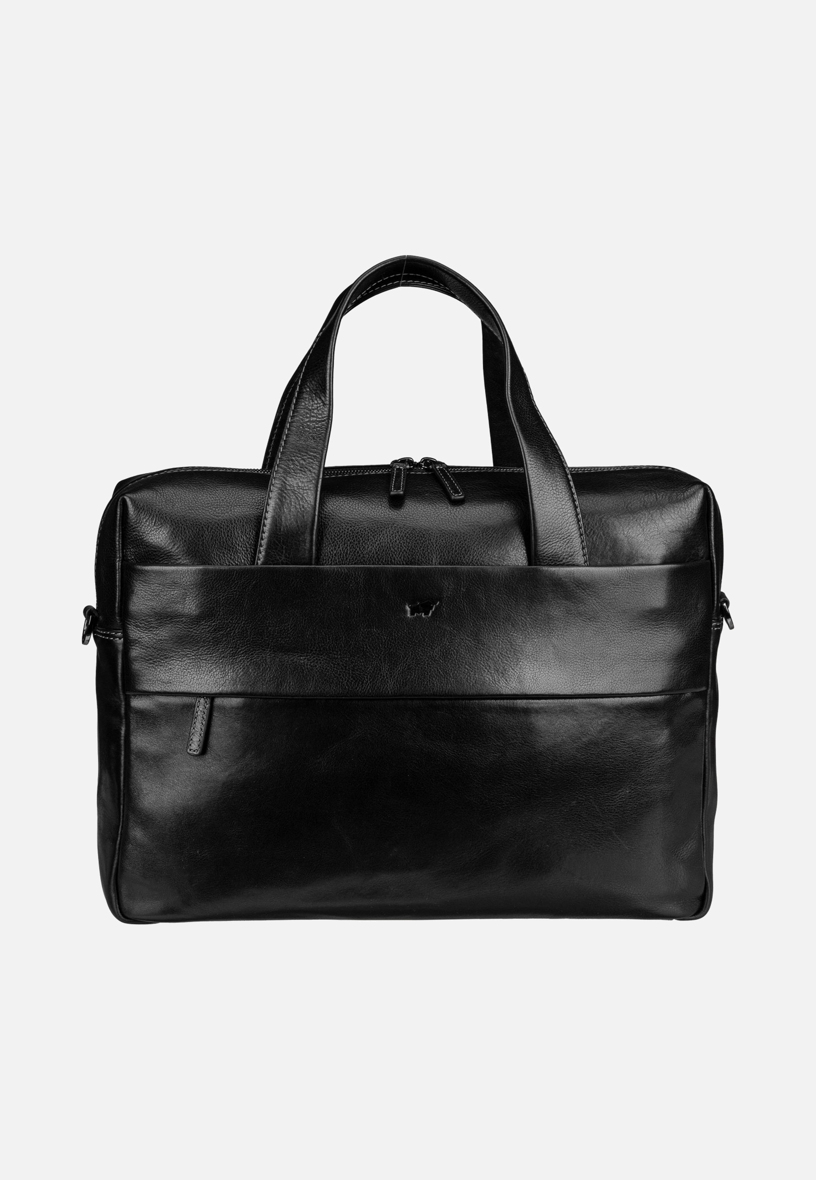 Braun Büffel Arezzo Businesstasche Schwarz Briefcase