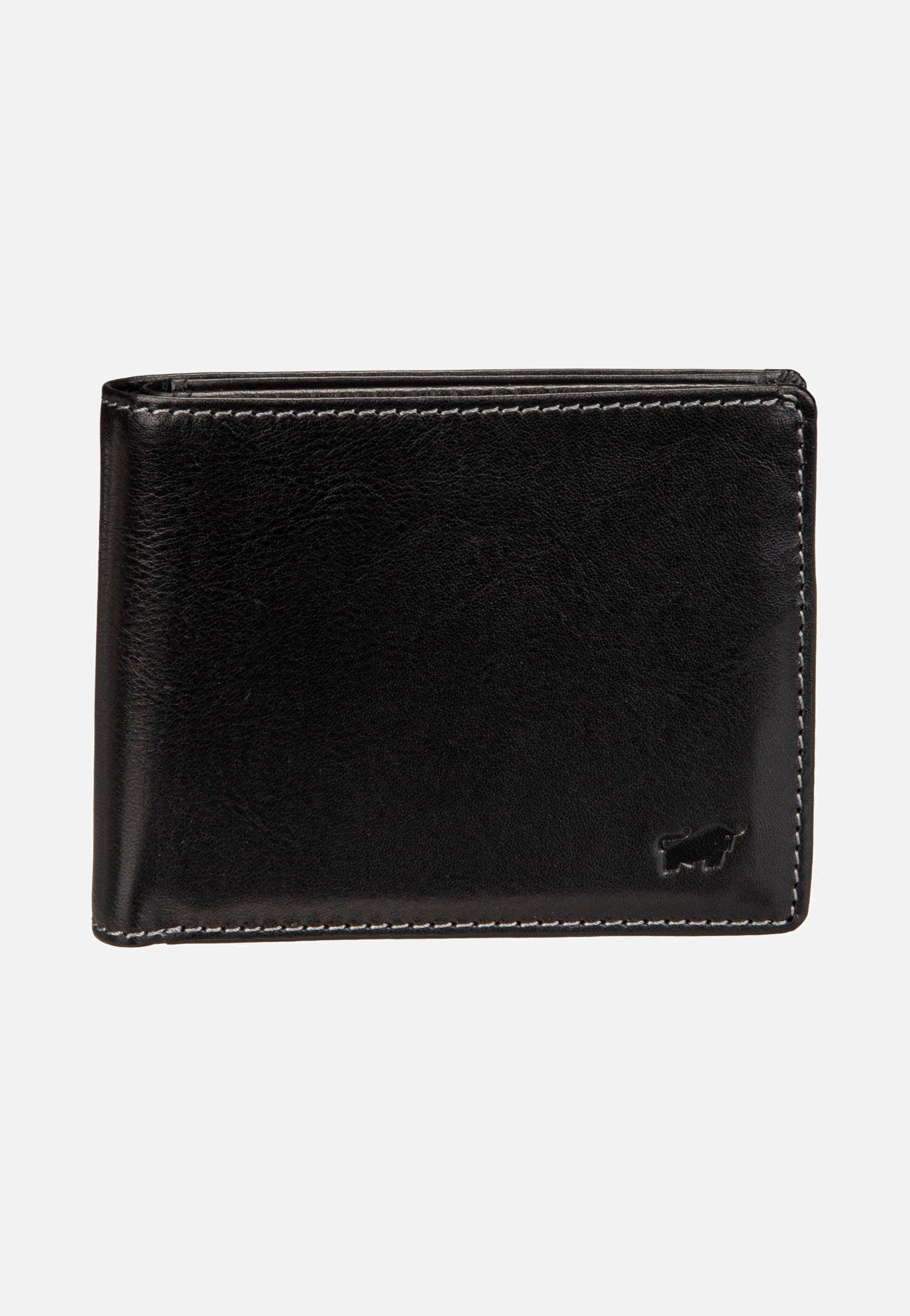 Braun Büffel Arezzo RFID 4+4Cs Schwarz Wallet