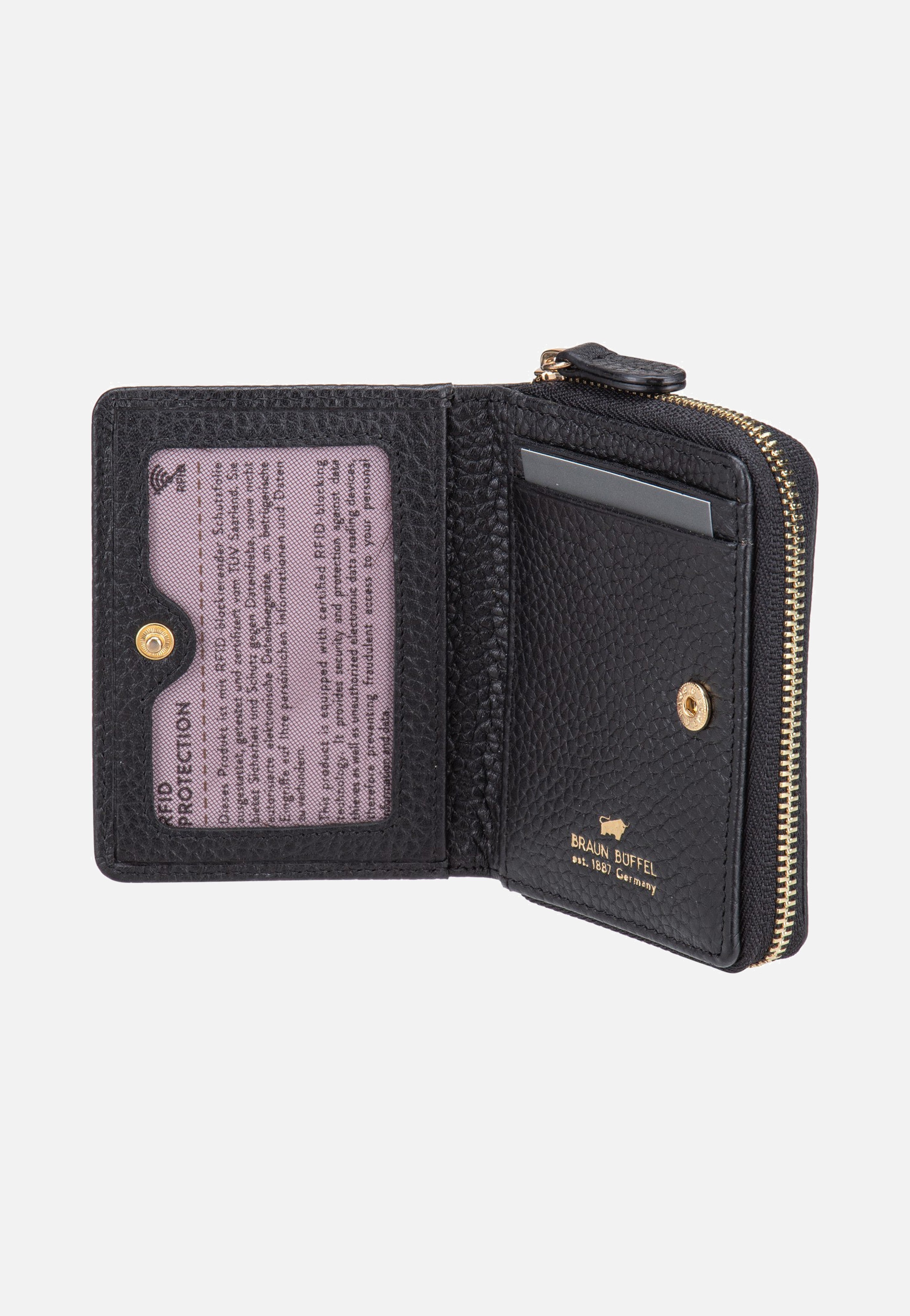 Braun Büffel Asti Mini Rv-5Cs Schwarz Wallet