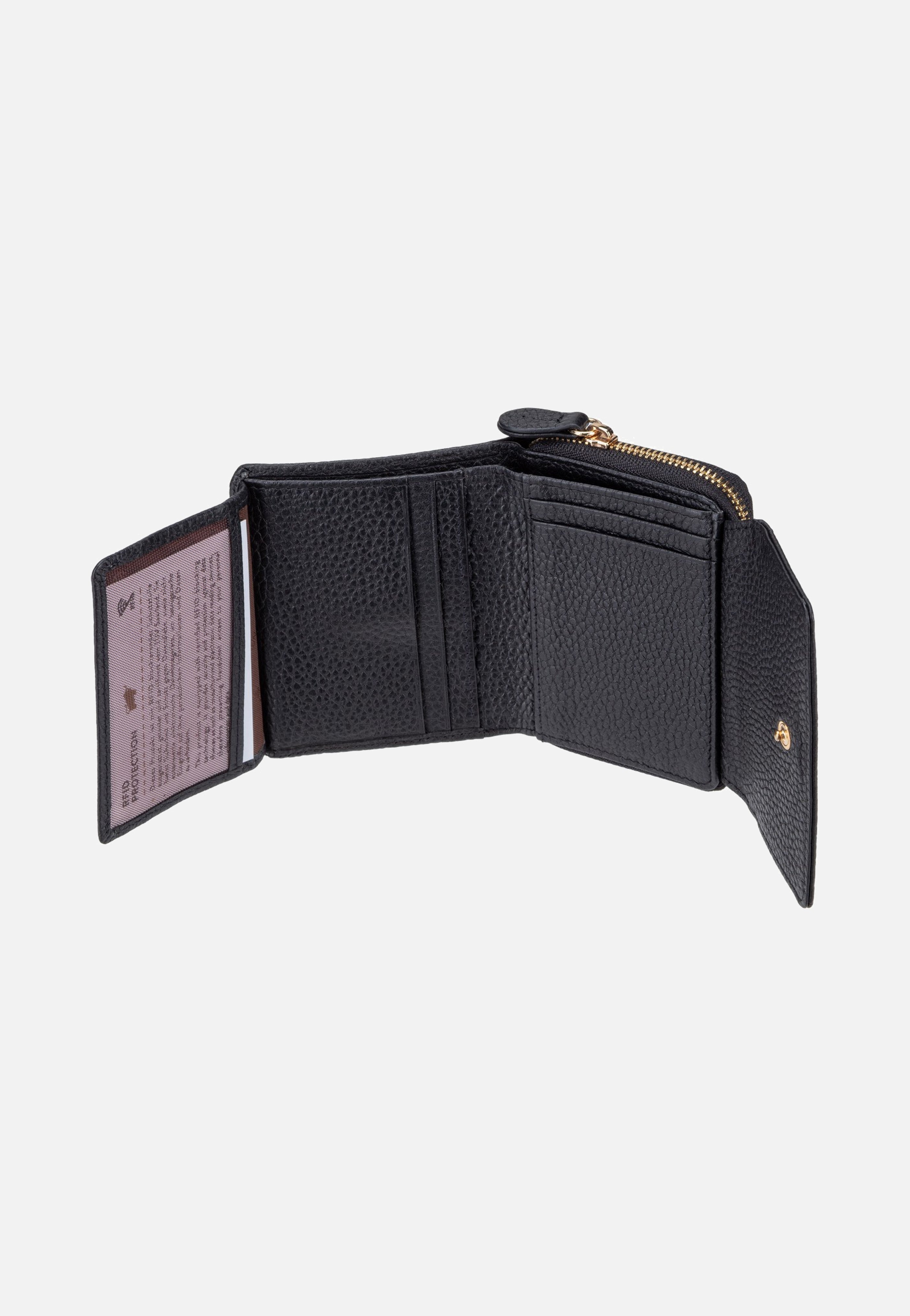 Braun Büffel Asti RV 50446 6CS Black Wallet