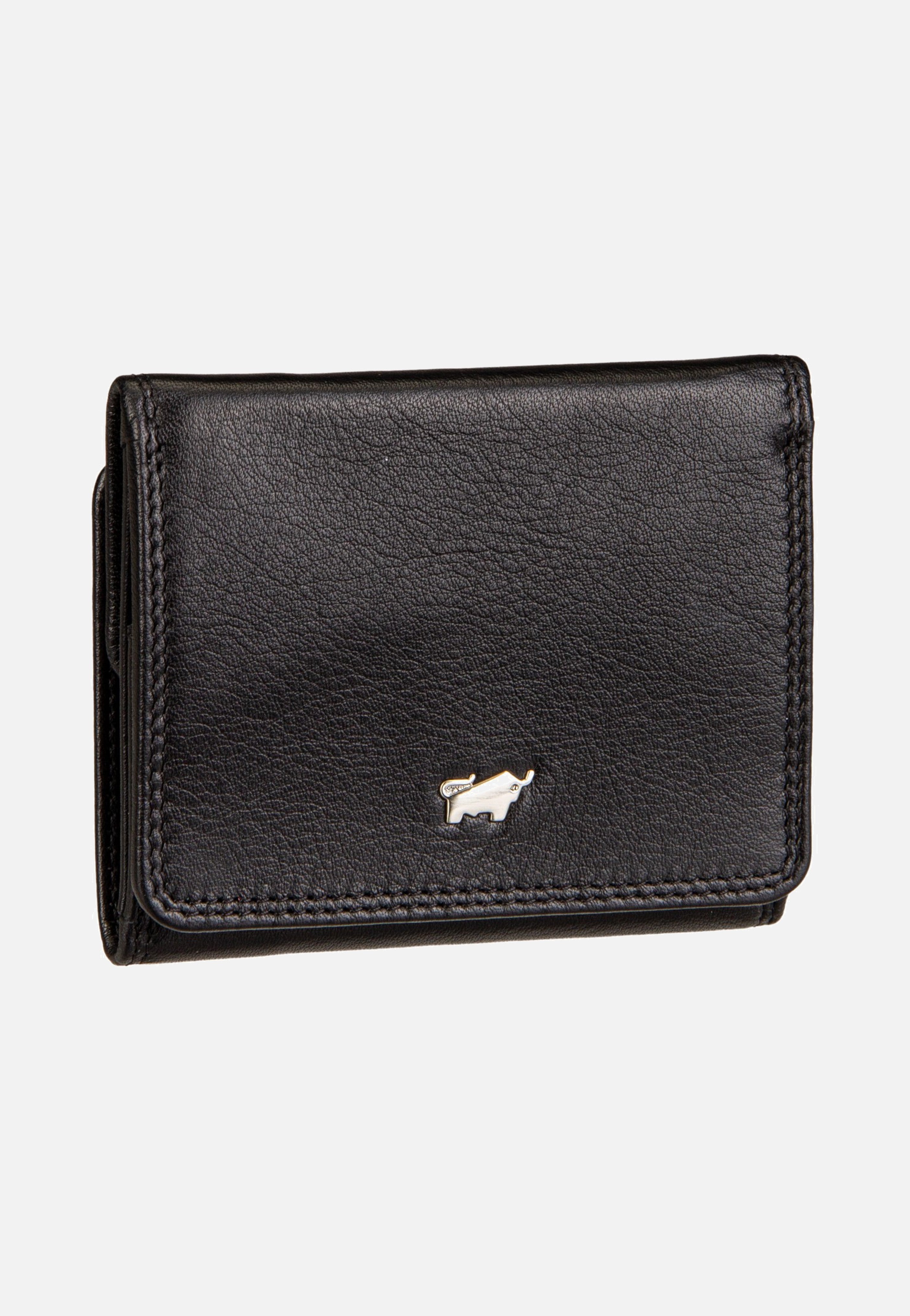 Braun Büffel Golf RFID Coin Purse 2Cs Black Wallet