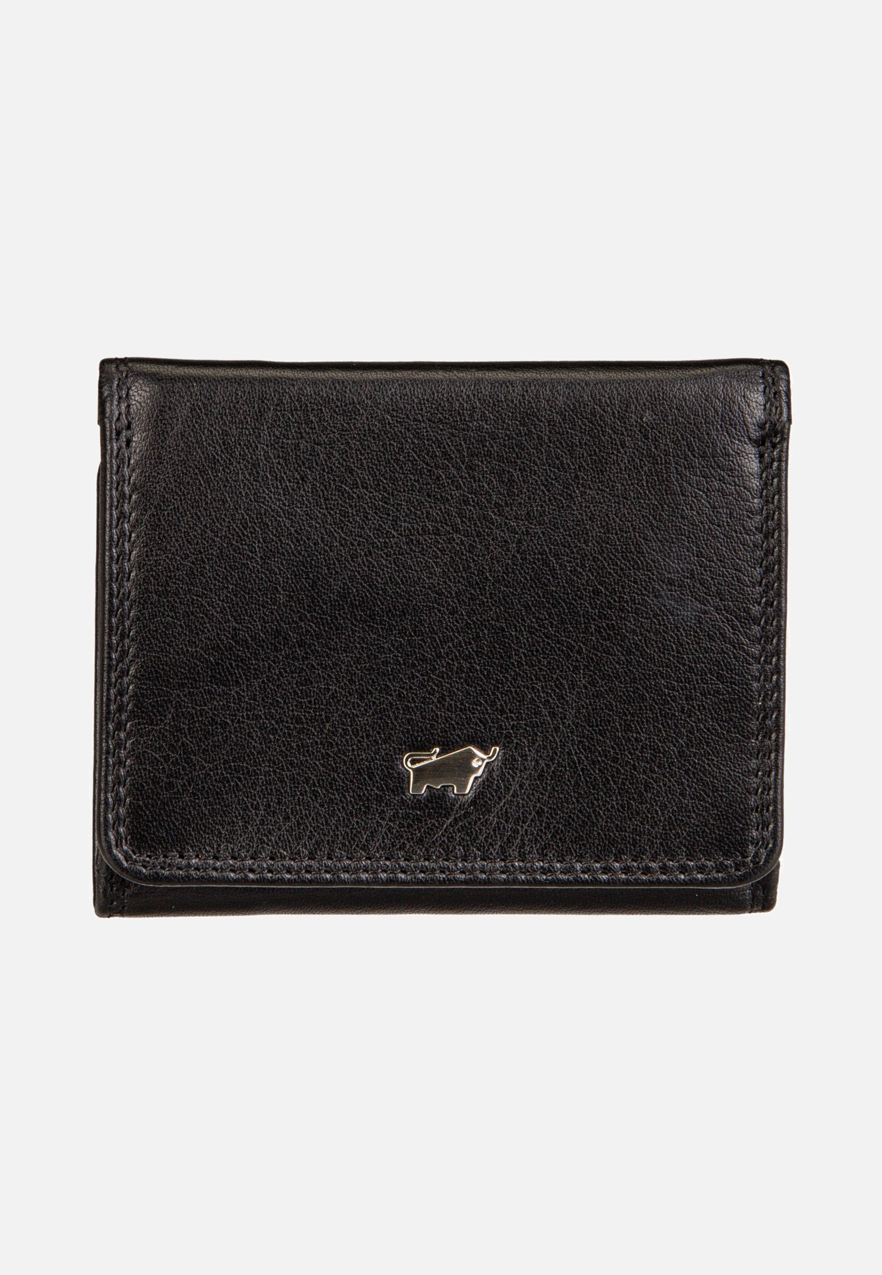 Braun Büffel Golf RFID Coin Purse 2Cs Black Wallet