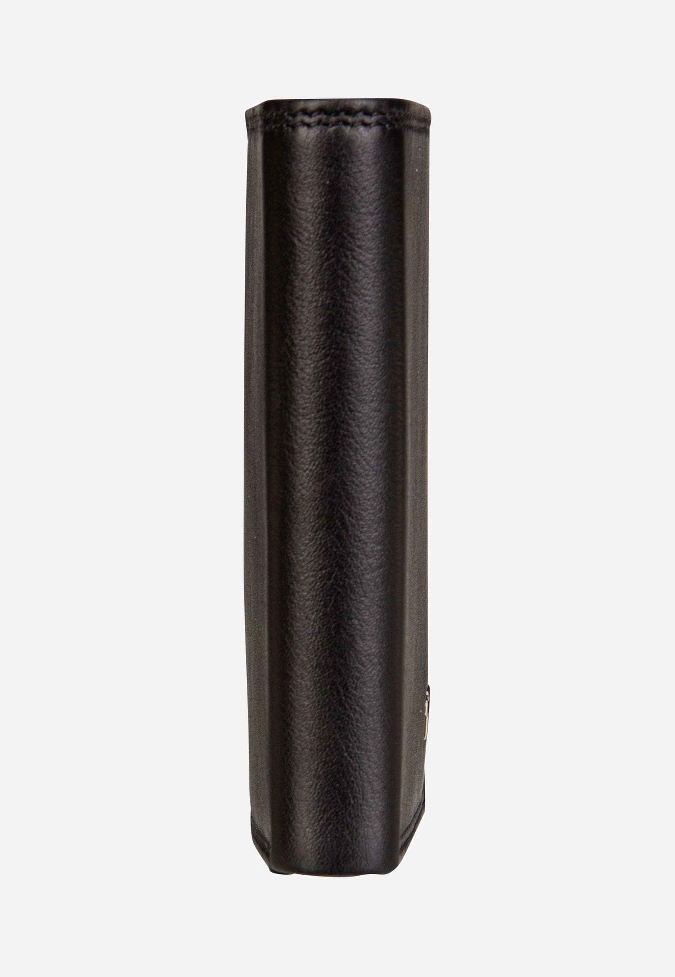 Braun Büffel Golf RFID Coin Wallet Carré 6Cs Black Wallet
