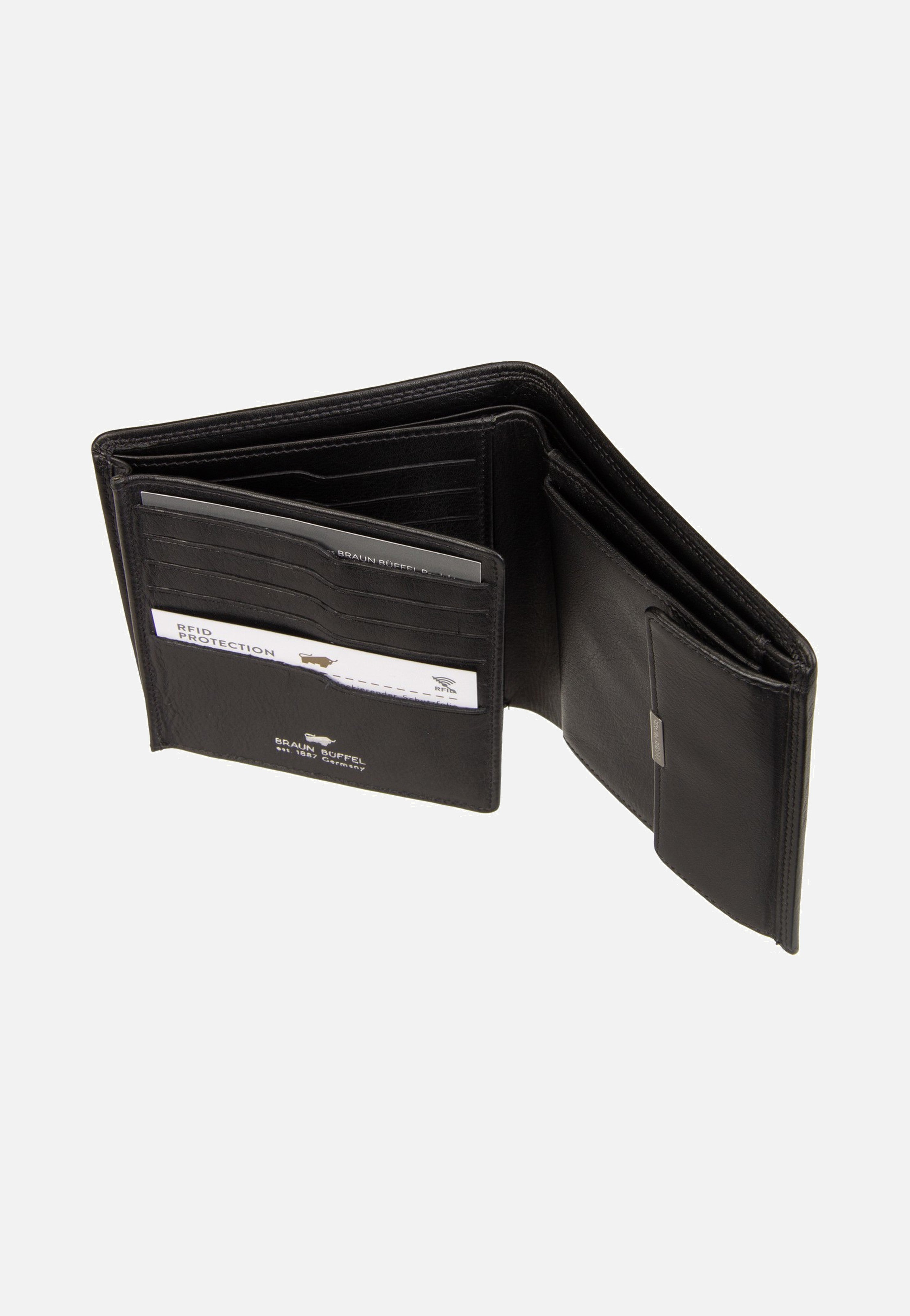 Braun Büffel - Golf RFID Coin Wallet H 12Cs Black - Wallet | Neutral-Image