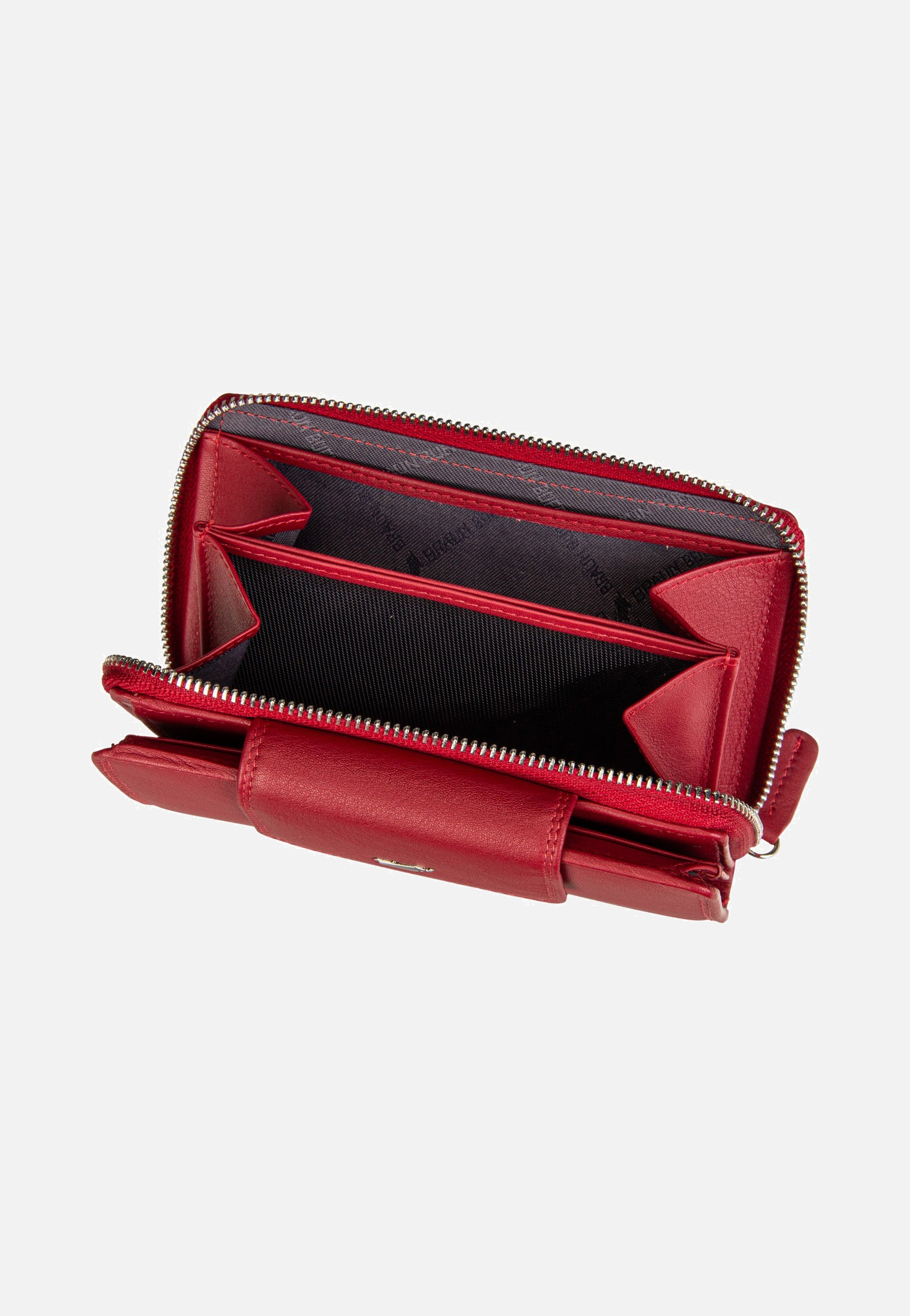 Braun Büffel - Golf RFID Zip-Wallet M 15Cs Red - Wallet | Neutral-Image