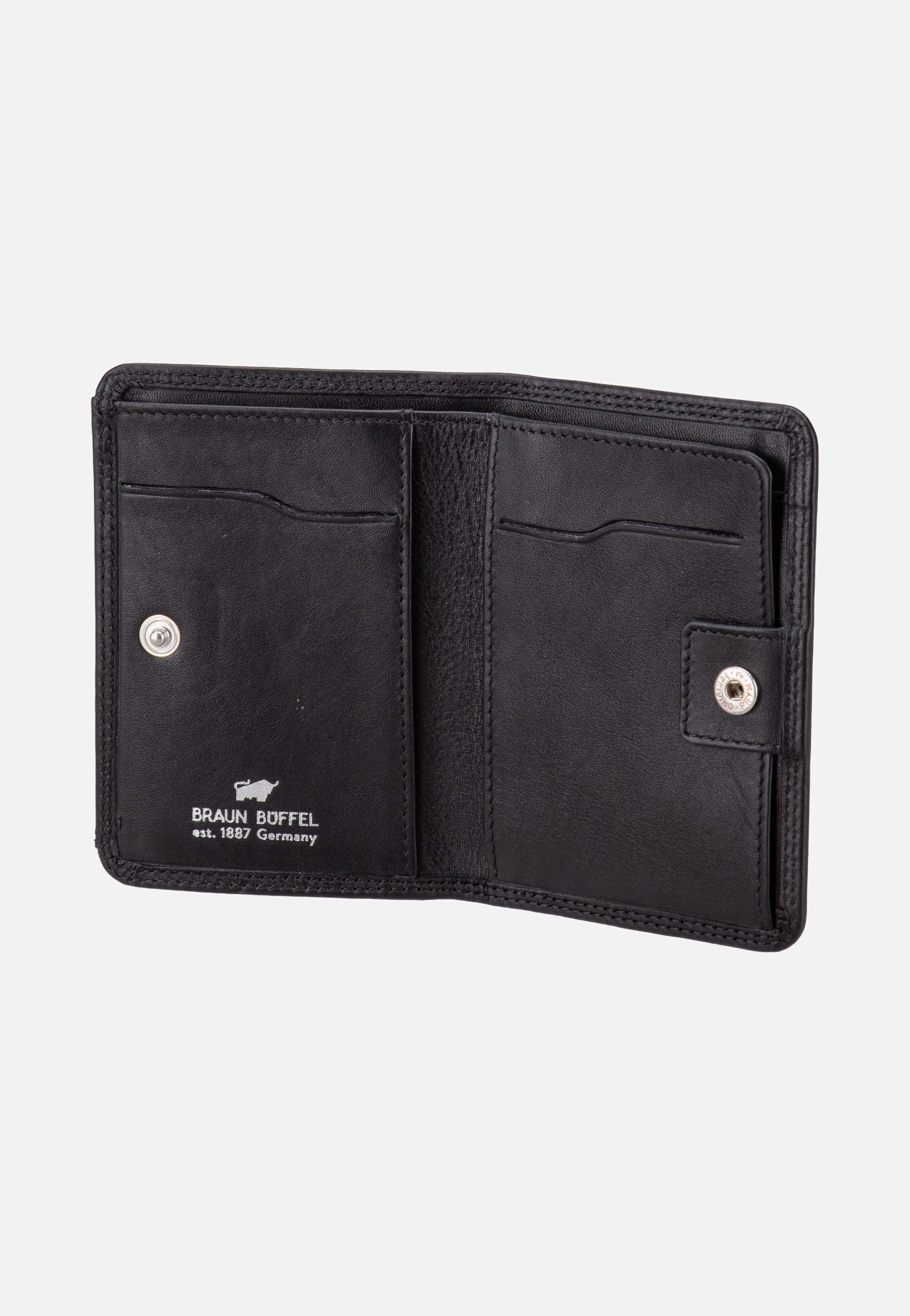 Braun Büffel Golf RFID Coin Purse S 2Cs Black Wallet