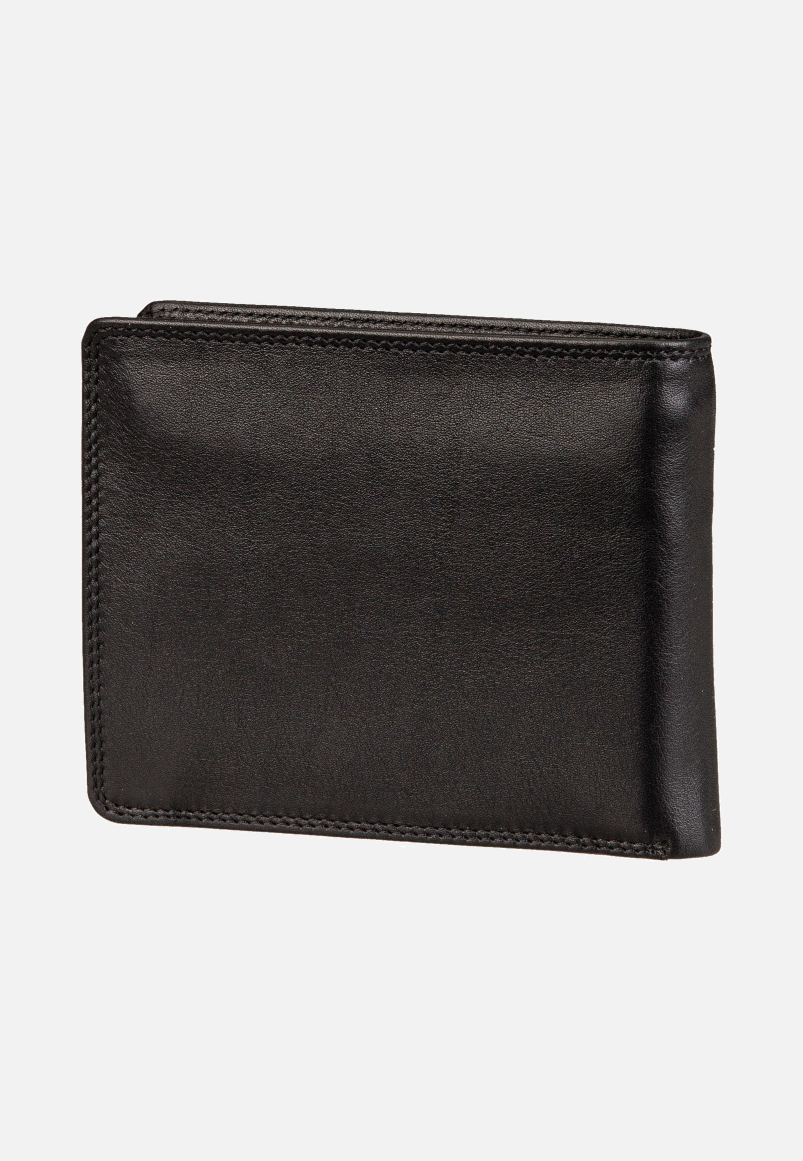 Braun Büffel Golf RFID Coin Wallet 8Cs Black Wallet