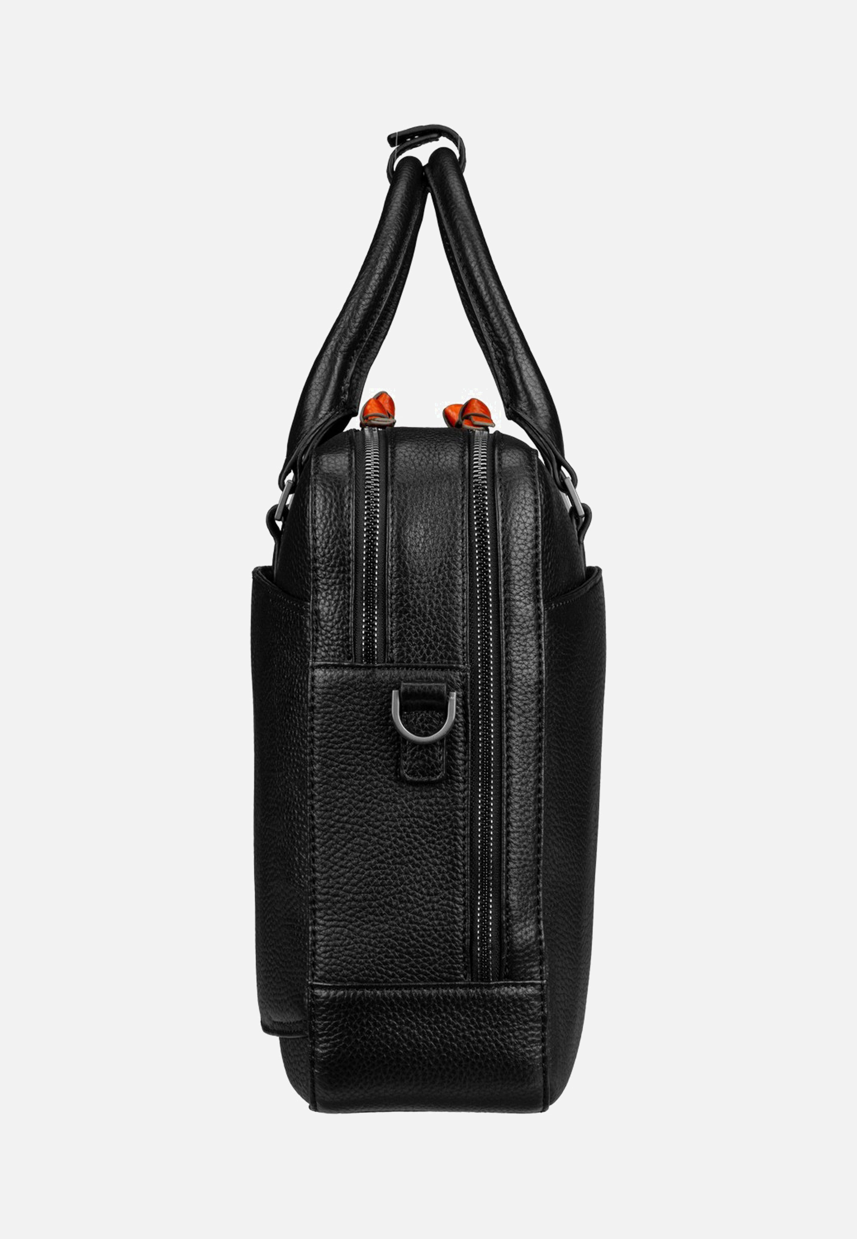 Braun Büffel Novara Business Bag L Schwarz Briefcase