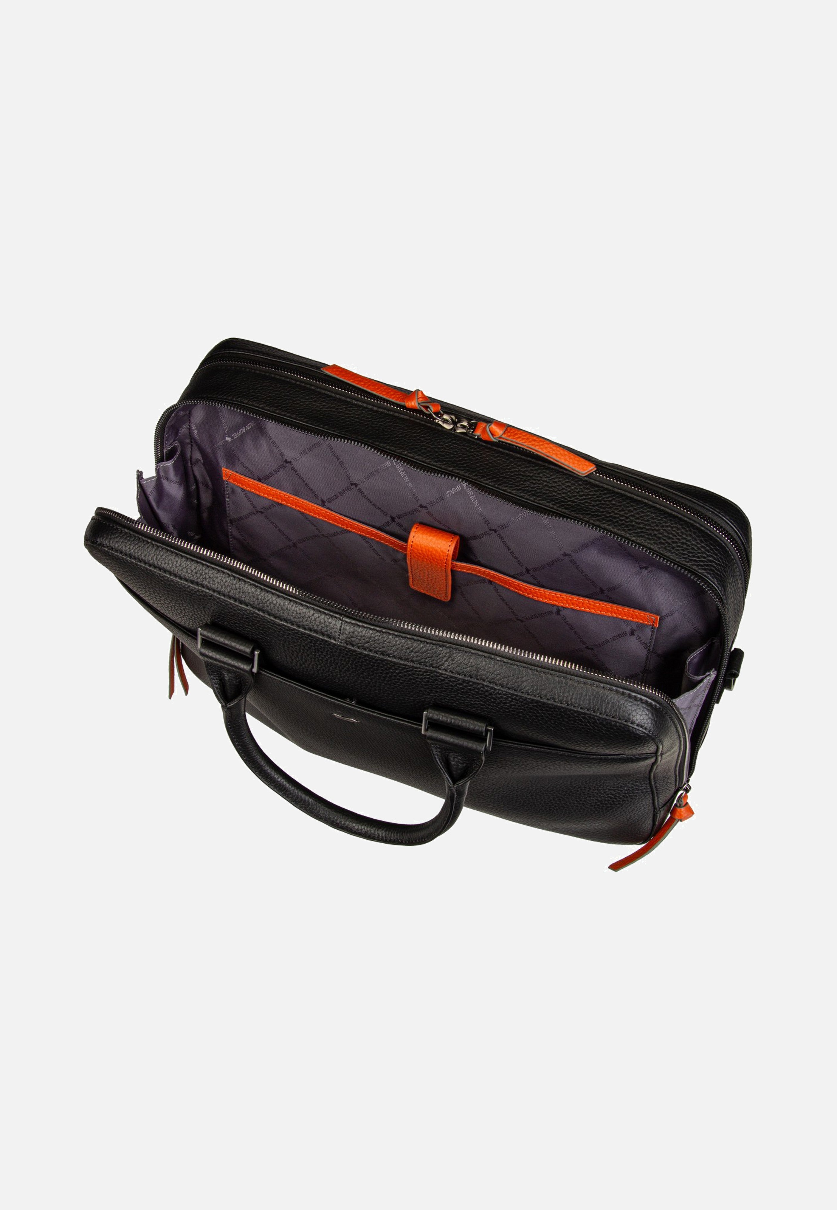Braun Büffel Novara Business Bag L Schwarz Briefcase
