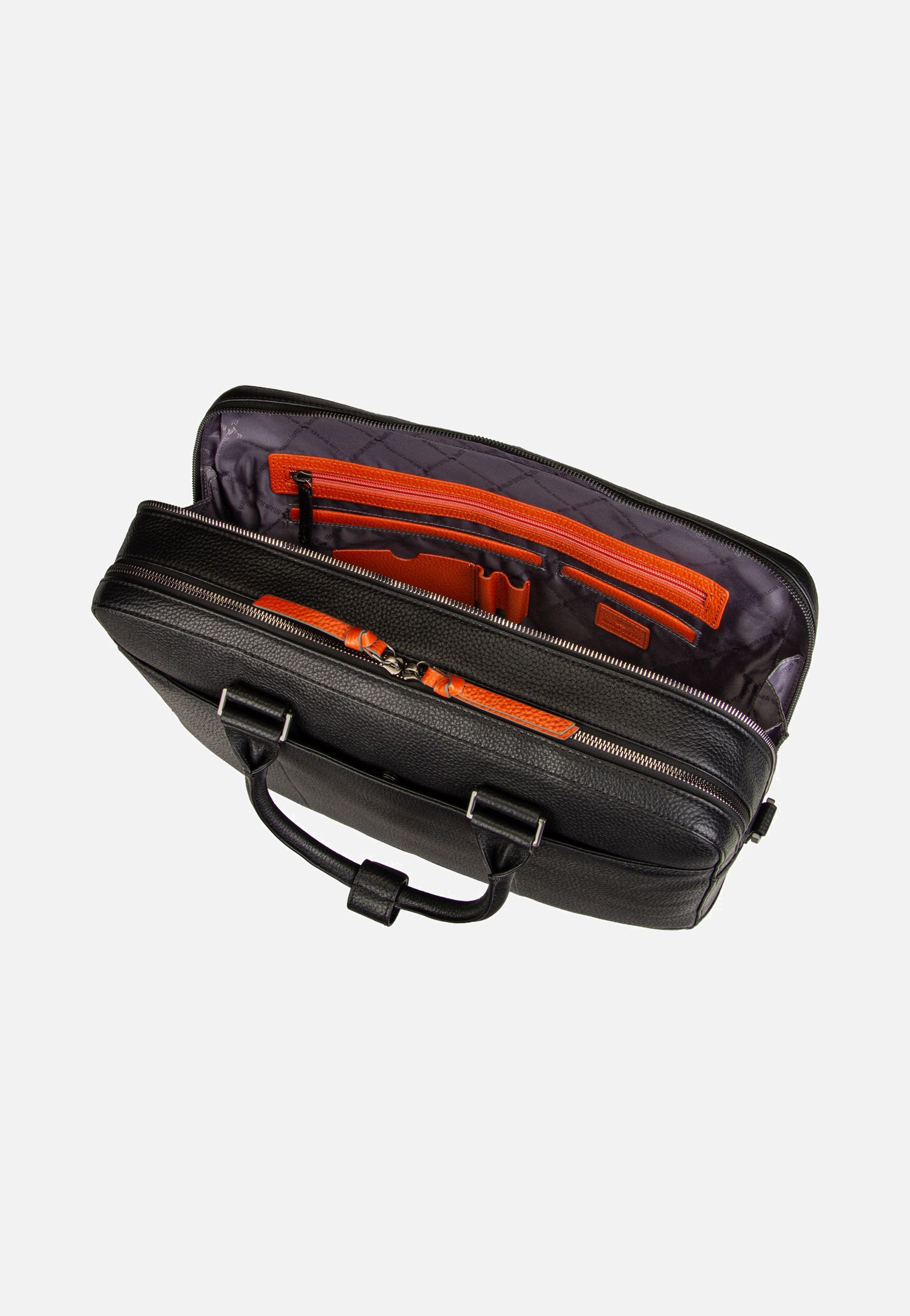 Braun Büffel Novara Business Bag L Schwarz Briefcase
