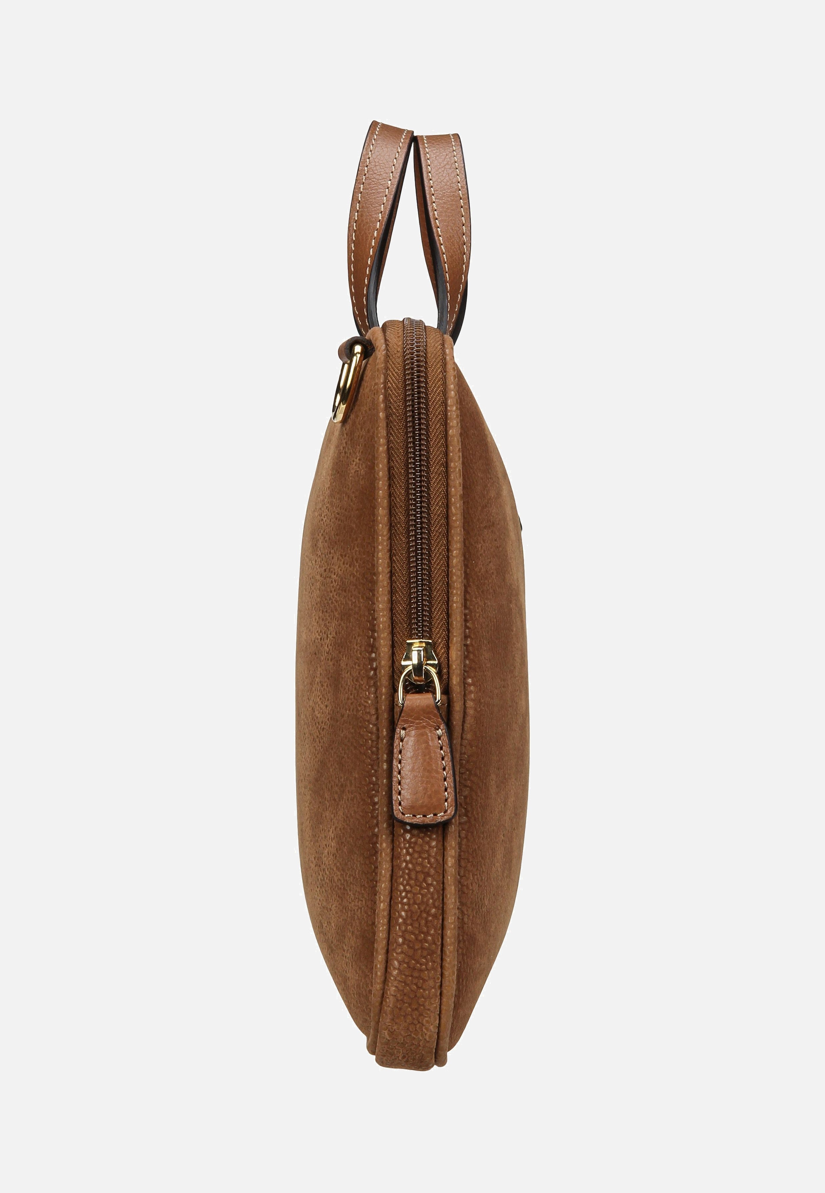 Bric's Life PC Holder Camel Briefcase