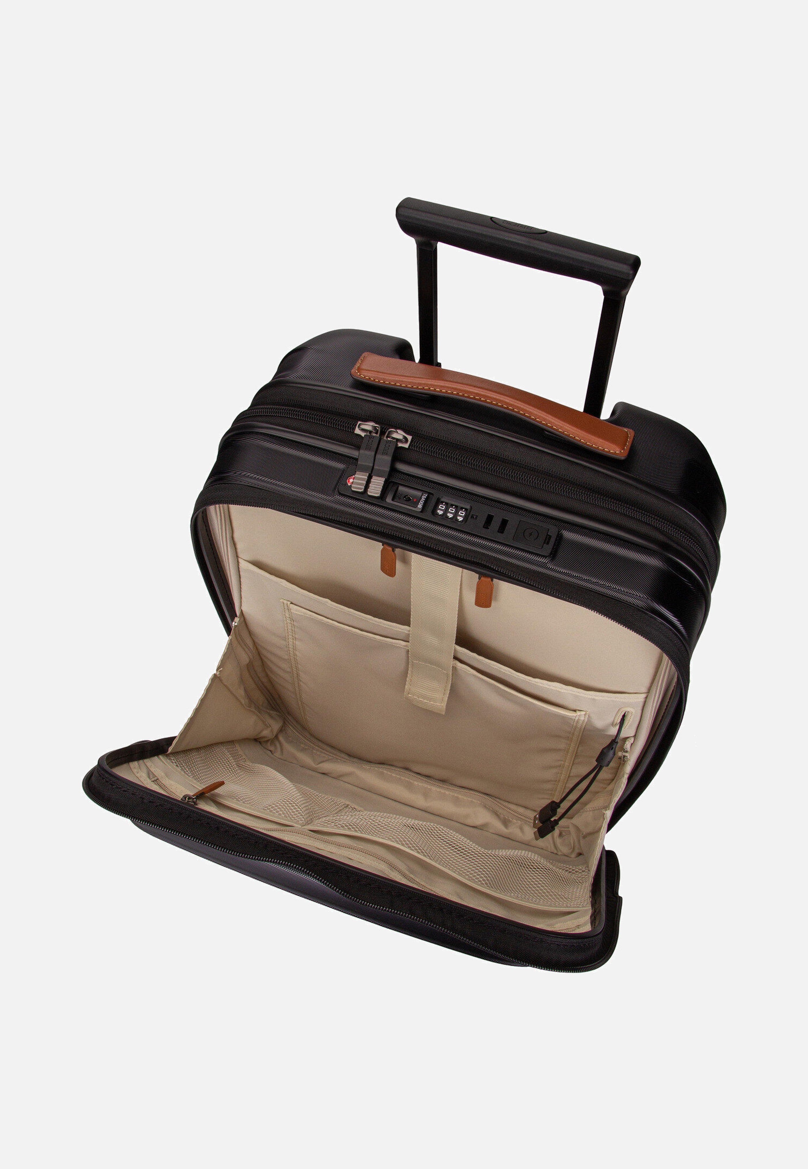 Bric's Taormina Trolley 55 Exp.Vortasche Schwarz Suitcase
