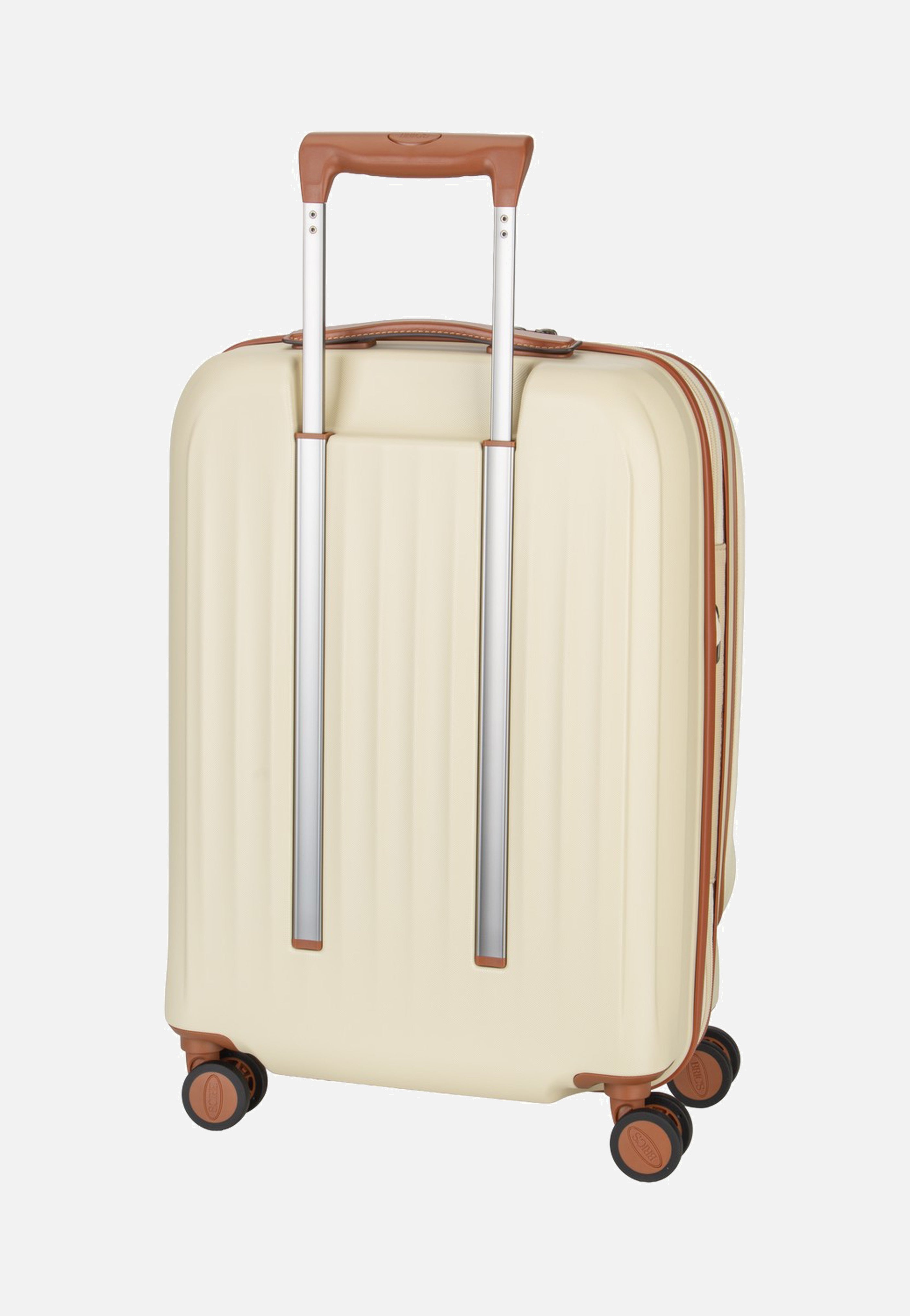 Bric's Taormina Trolley 55 Exp Vortasche Cream Suitcase