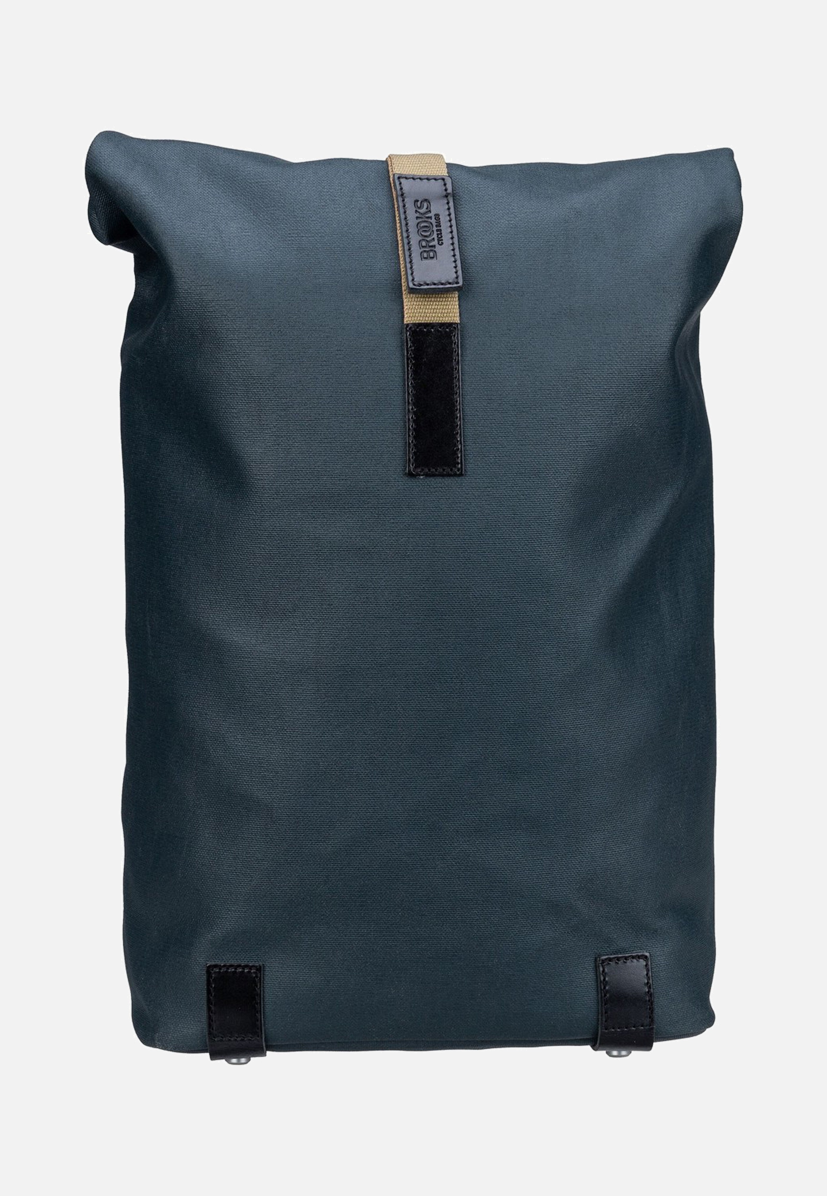 Brooks England - Pickwick Cotton Canvas 12 L Dark Blue - Rolltop Backpack | Neutral-Image