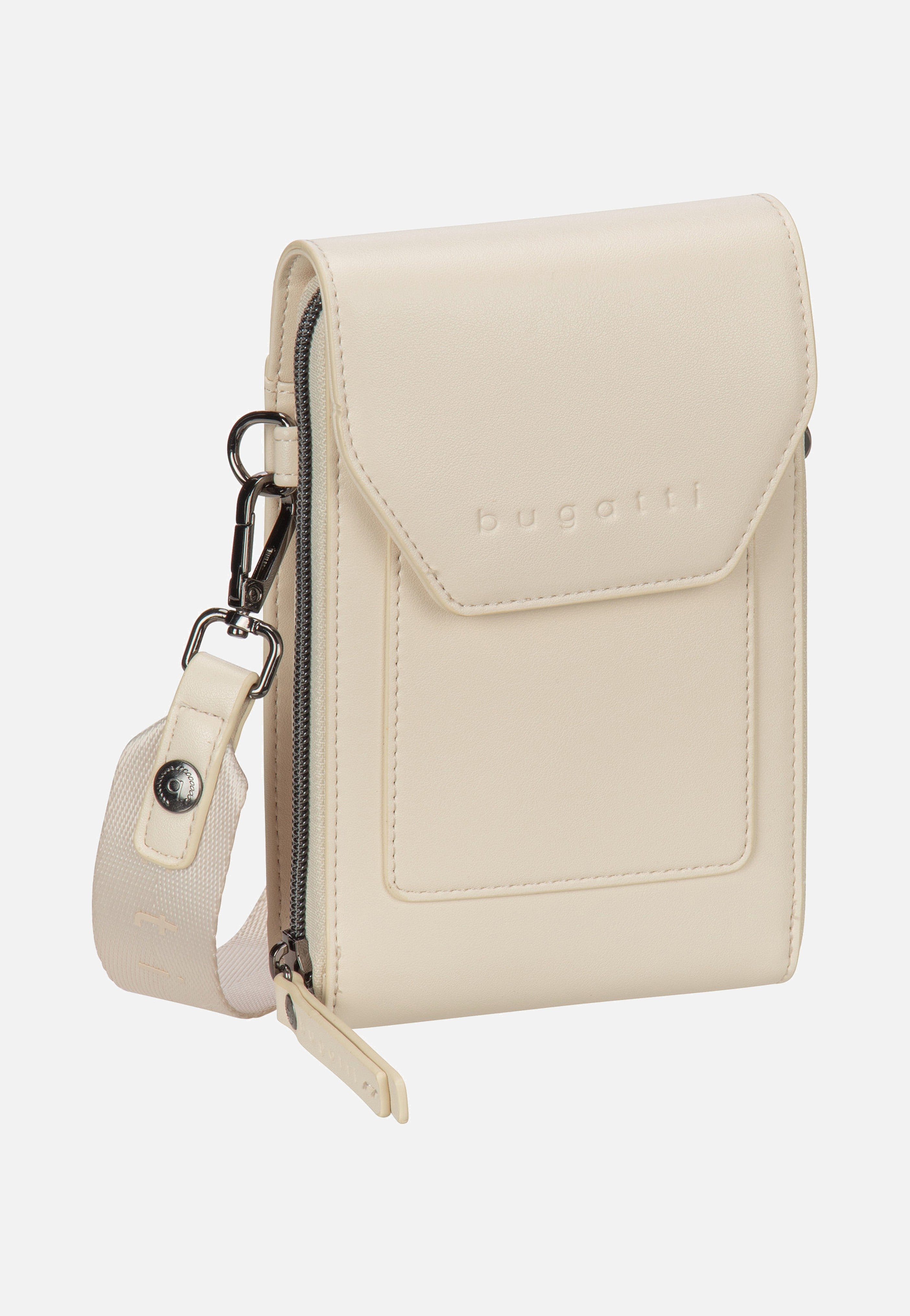Bugatti Almata Purse Bag Beige Phone Pouch