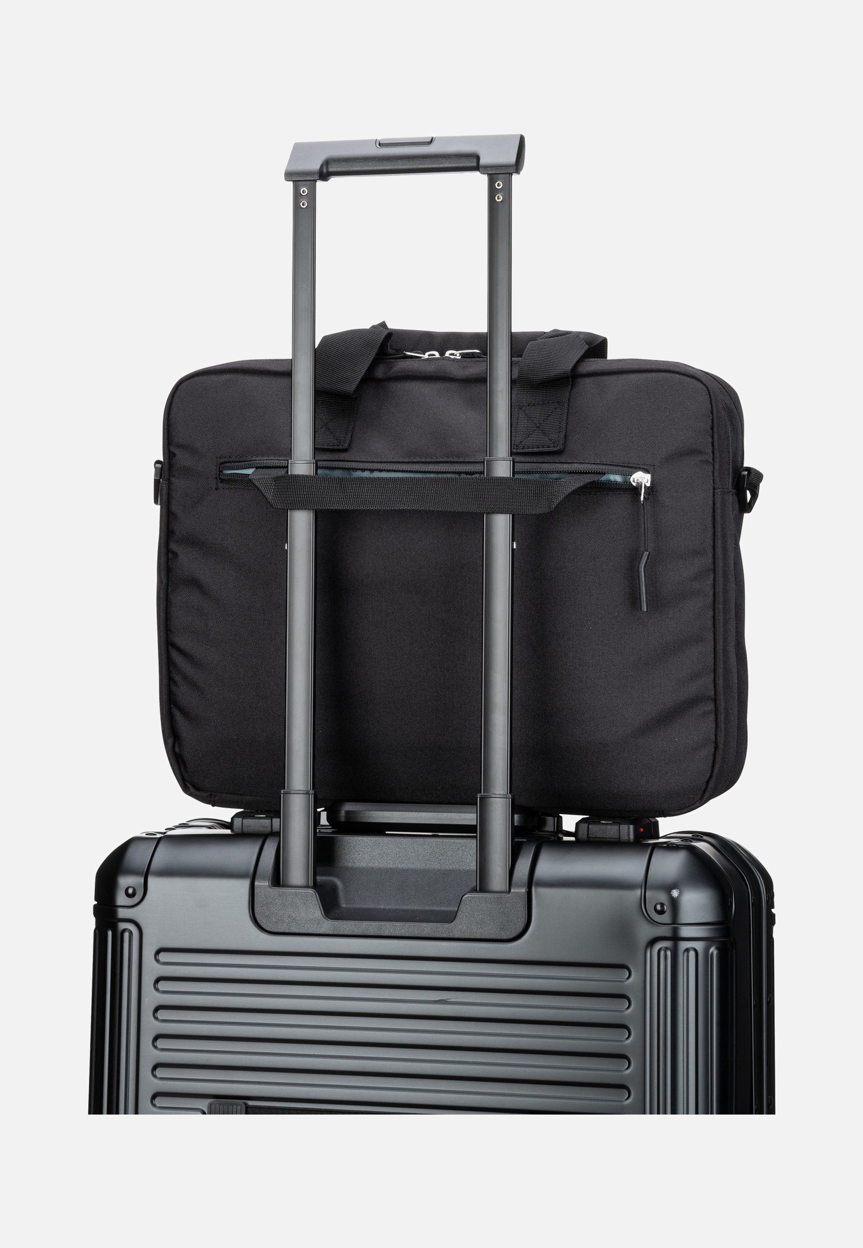 Bugatti Blanc DeLight Schwarz Briefcase