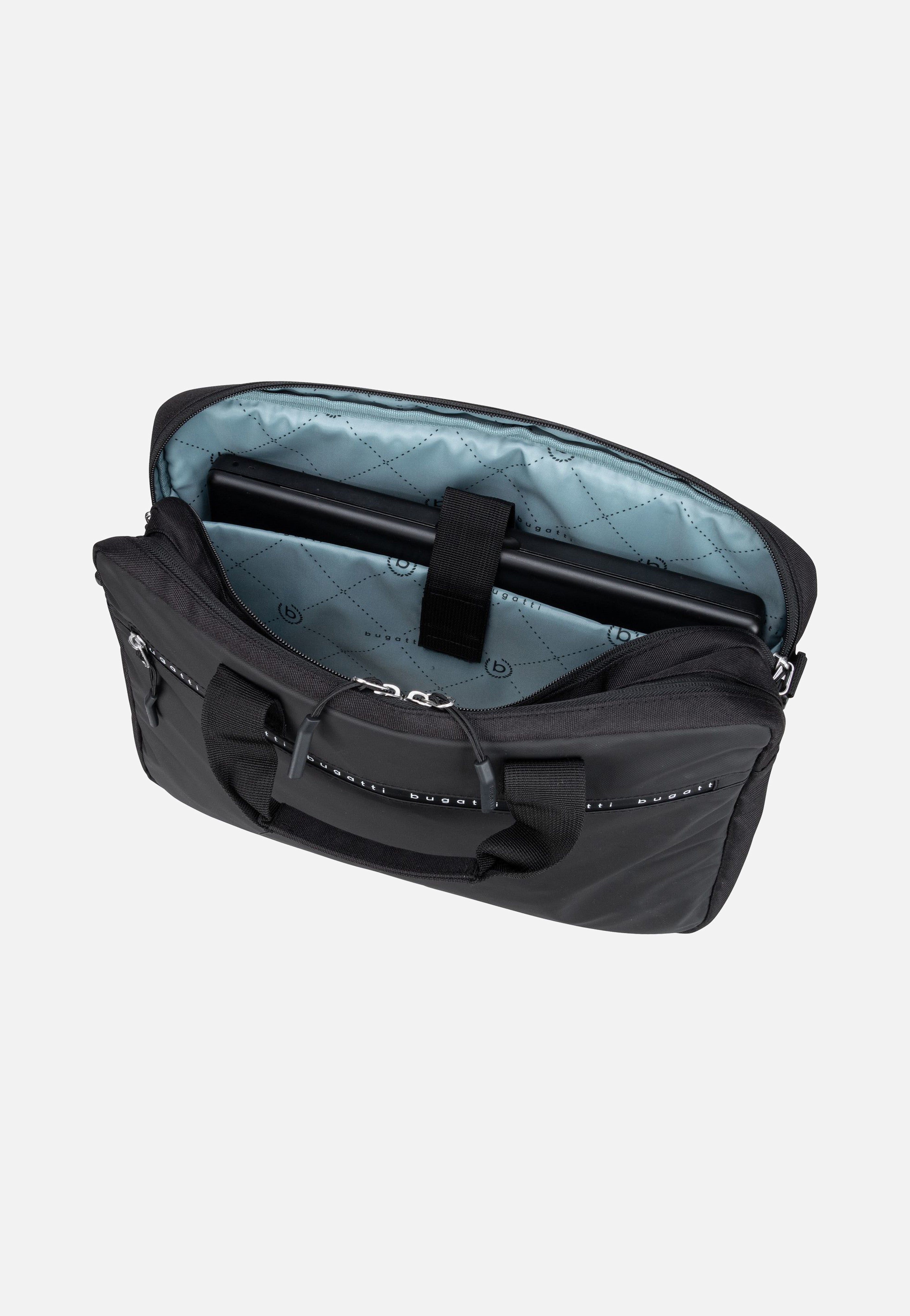 Bugatti Blanc DeLight Schwarz Briefcase