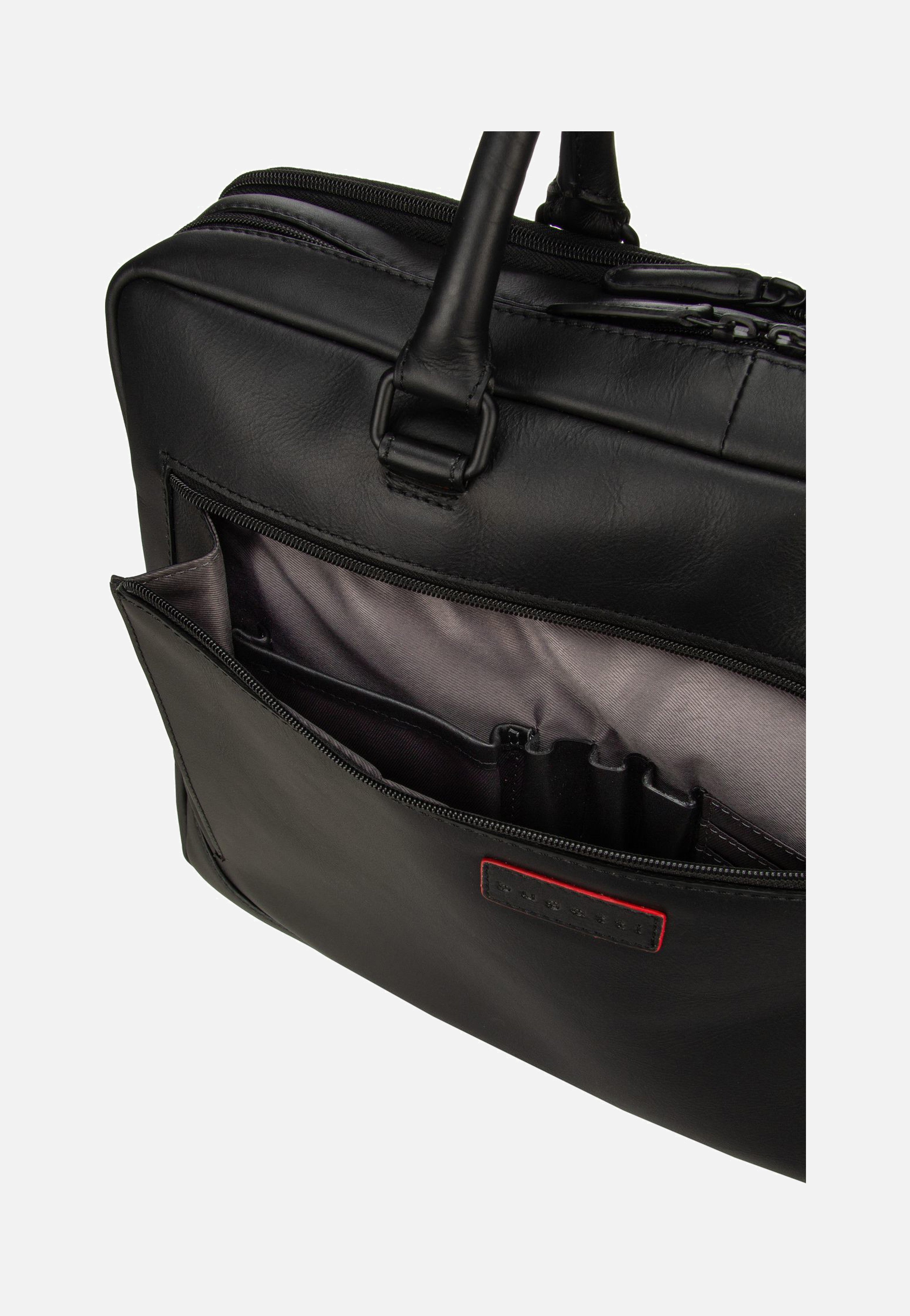 Bugatti Clark Schwarz Briefcase