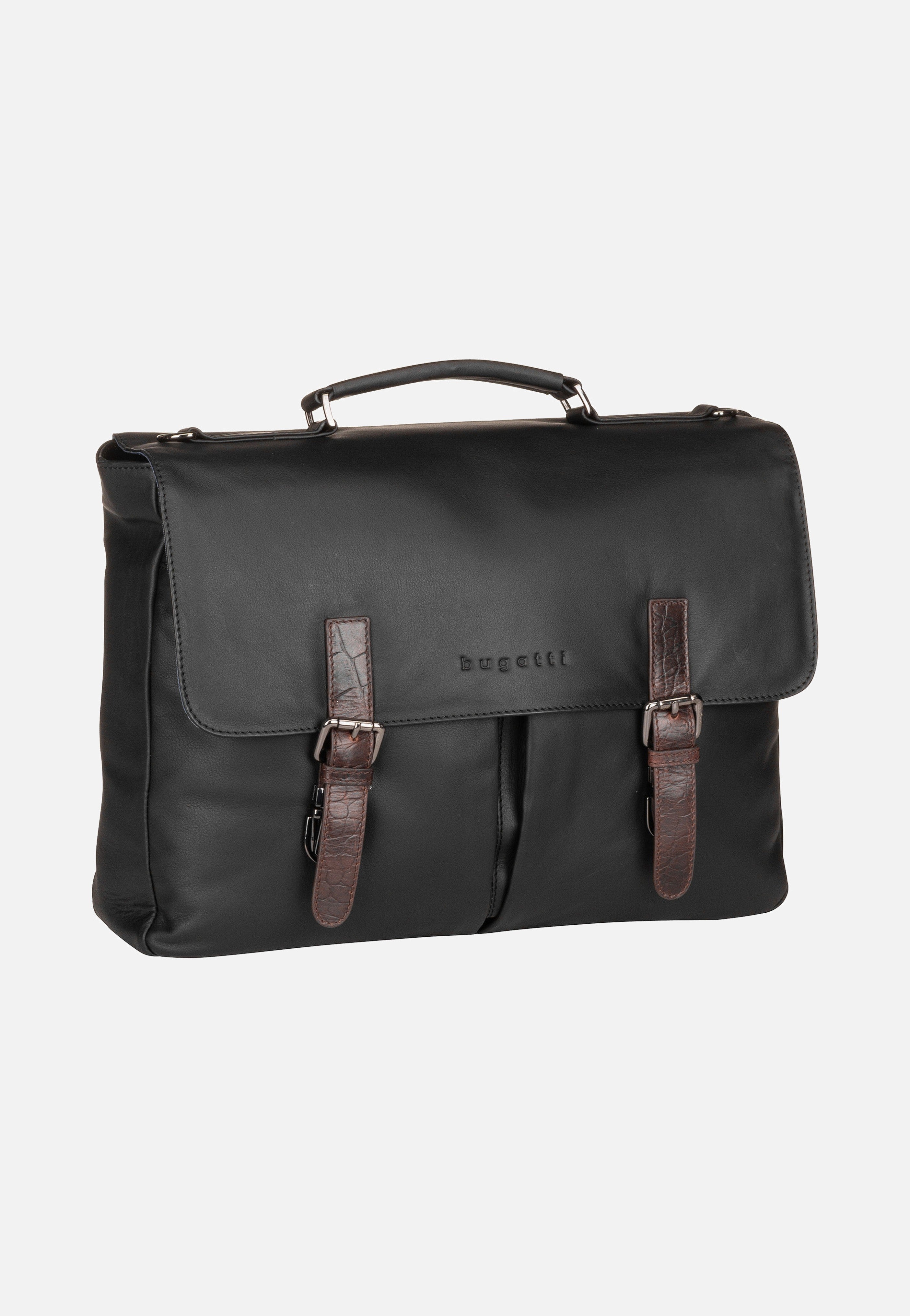 Bugatti Corso DeLuxe 1658 Schwarz Briefcase