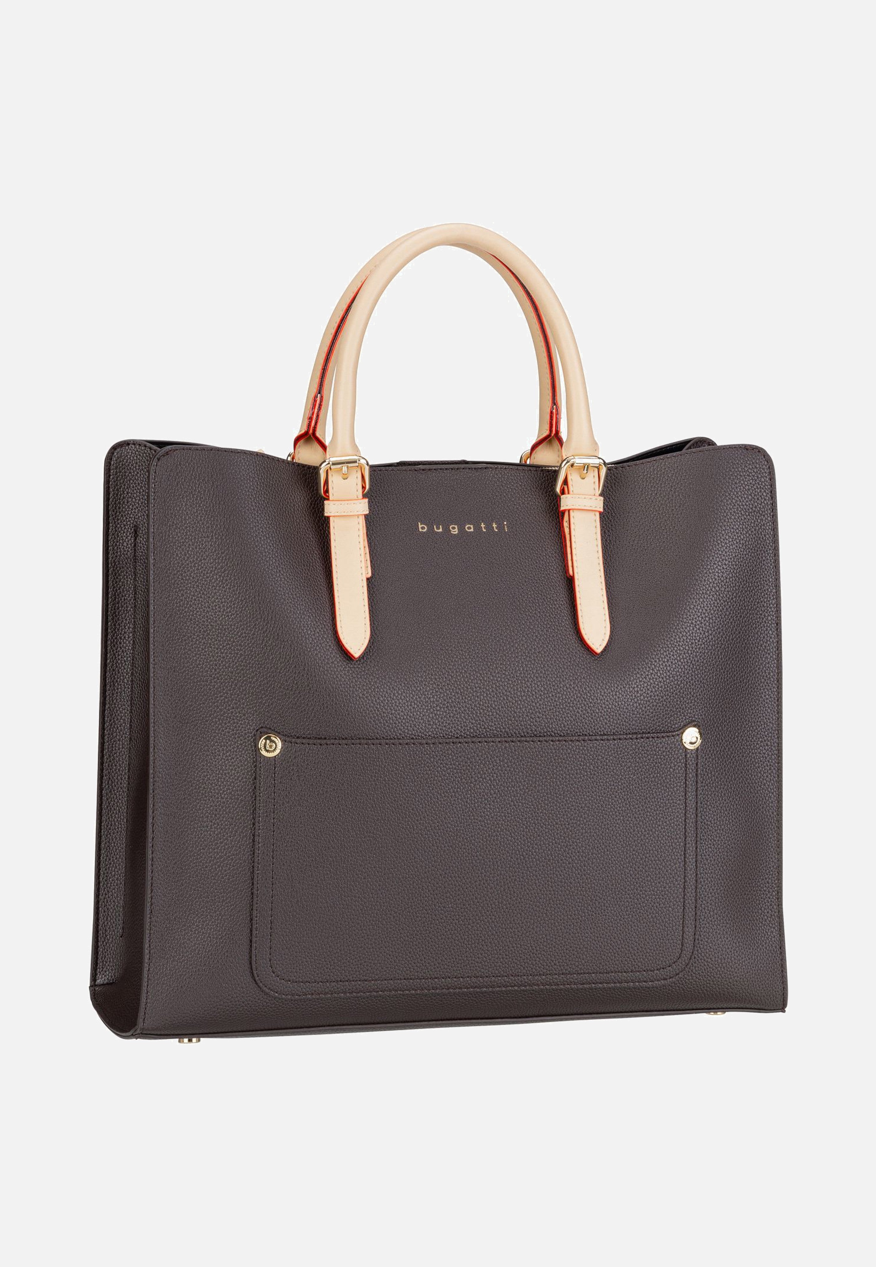 Bugatti Ella Top Handle L Dunkelbraun Tote Bag