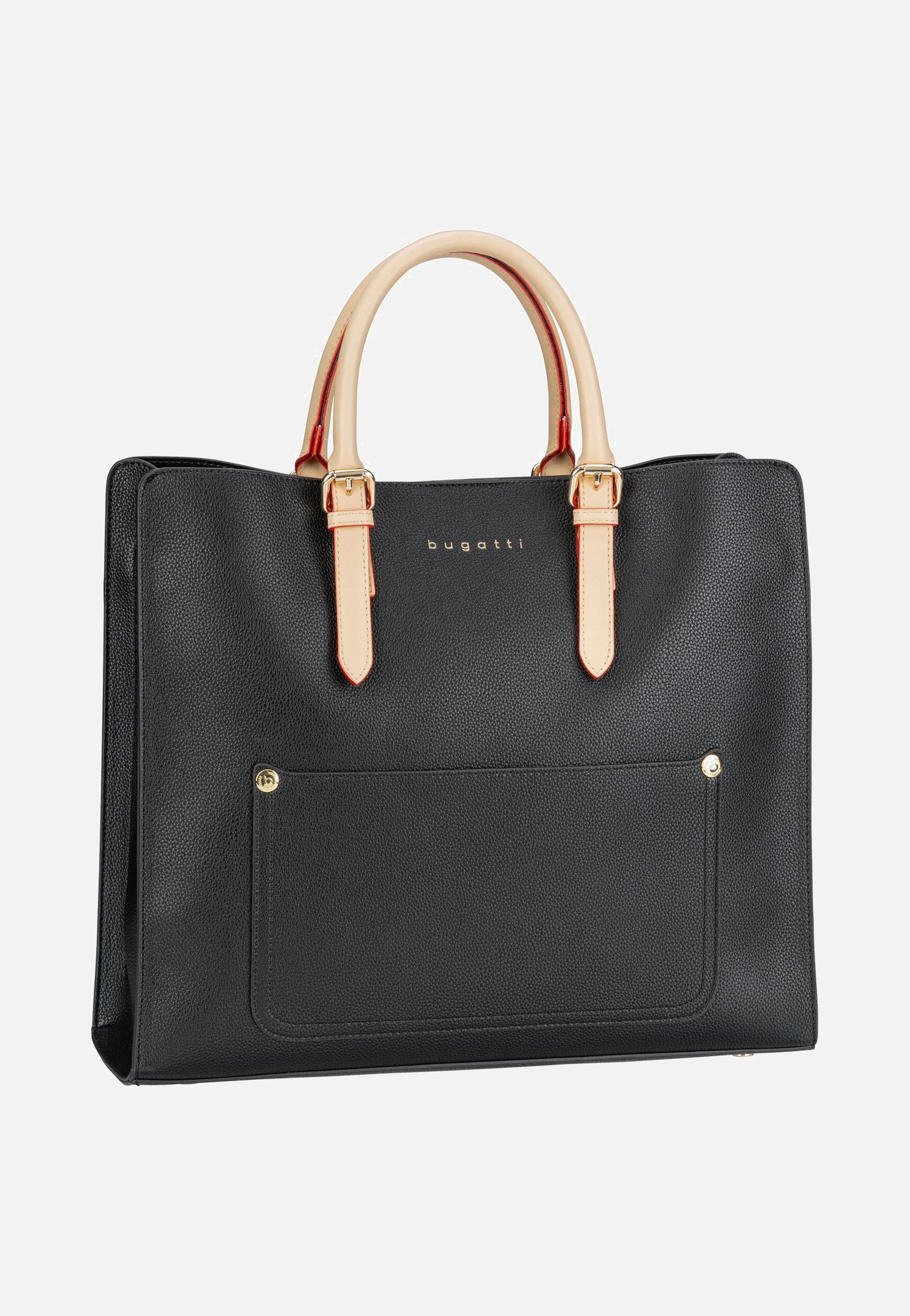 Bugatti Ella Top Handle L Schwarz Tote Bag