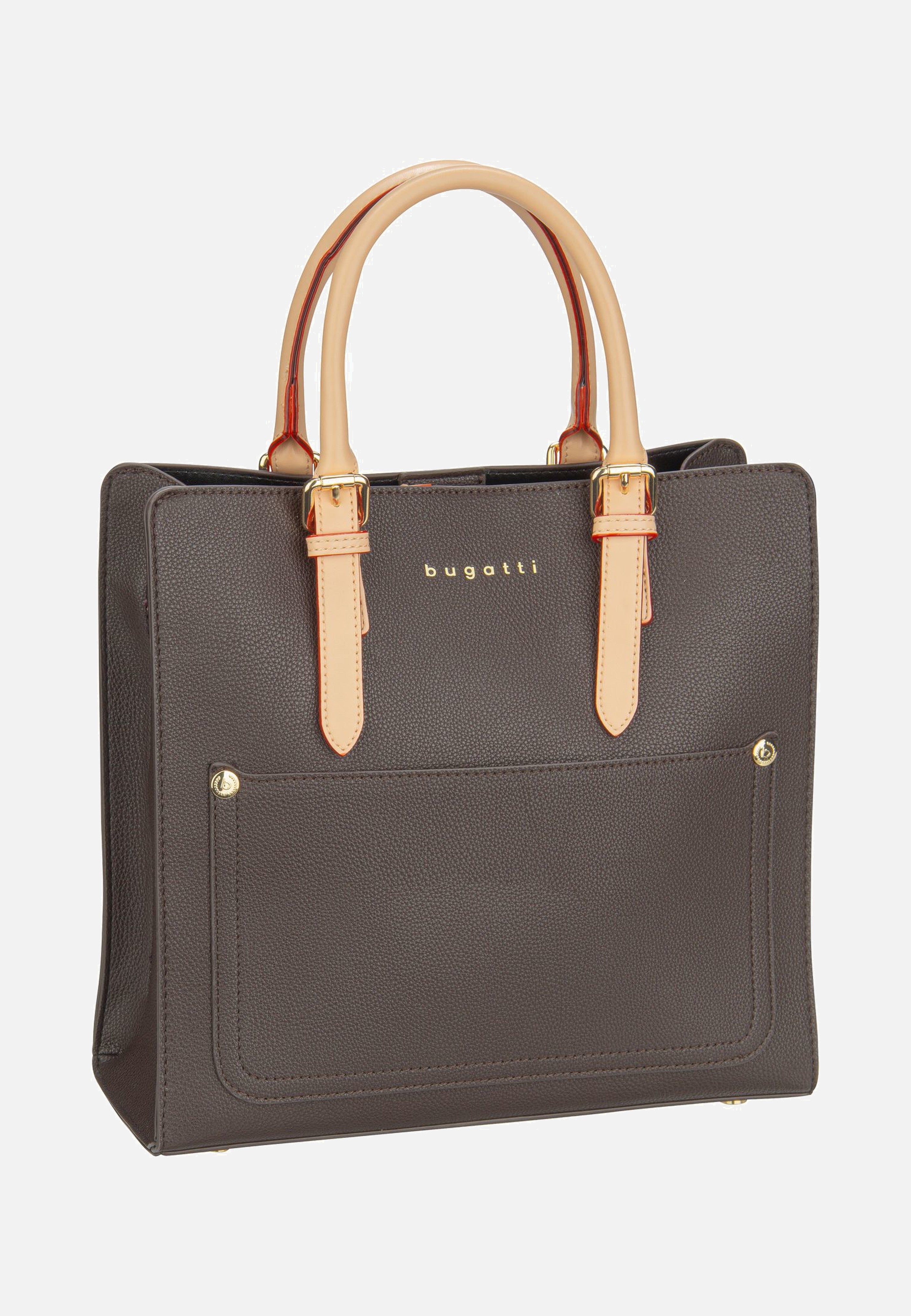 Bugatti Ella Top Handle Large Dunkelbraun Tote Bag