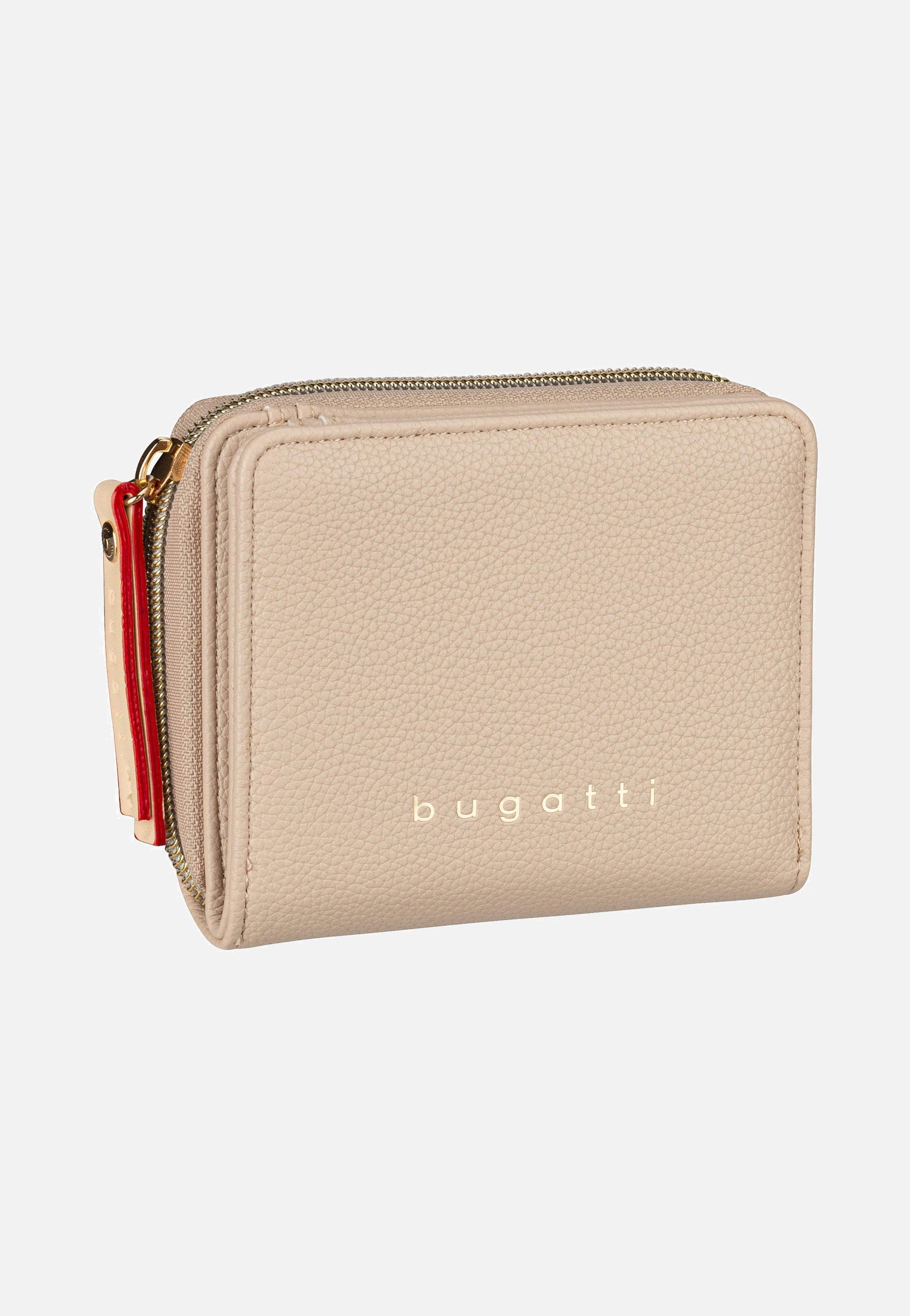Bugatti Ella Zipped Ladies Purse Beige Wallet