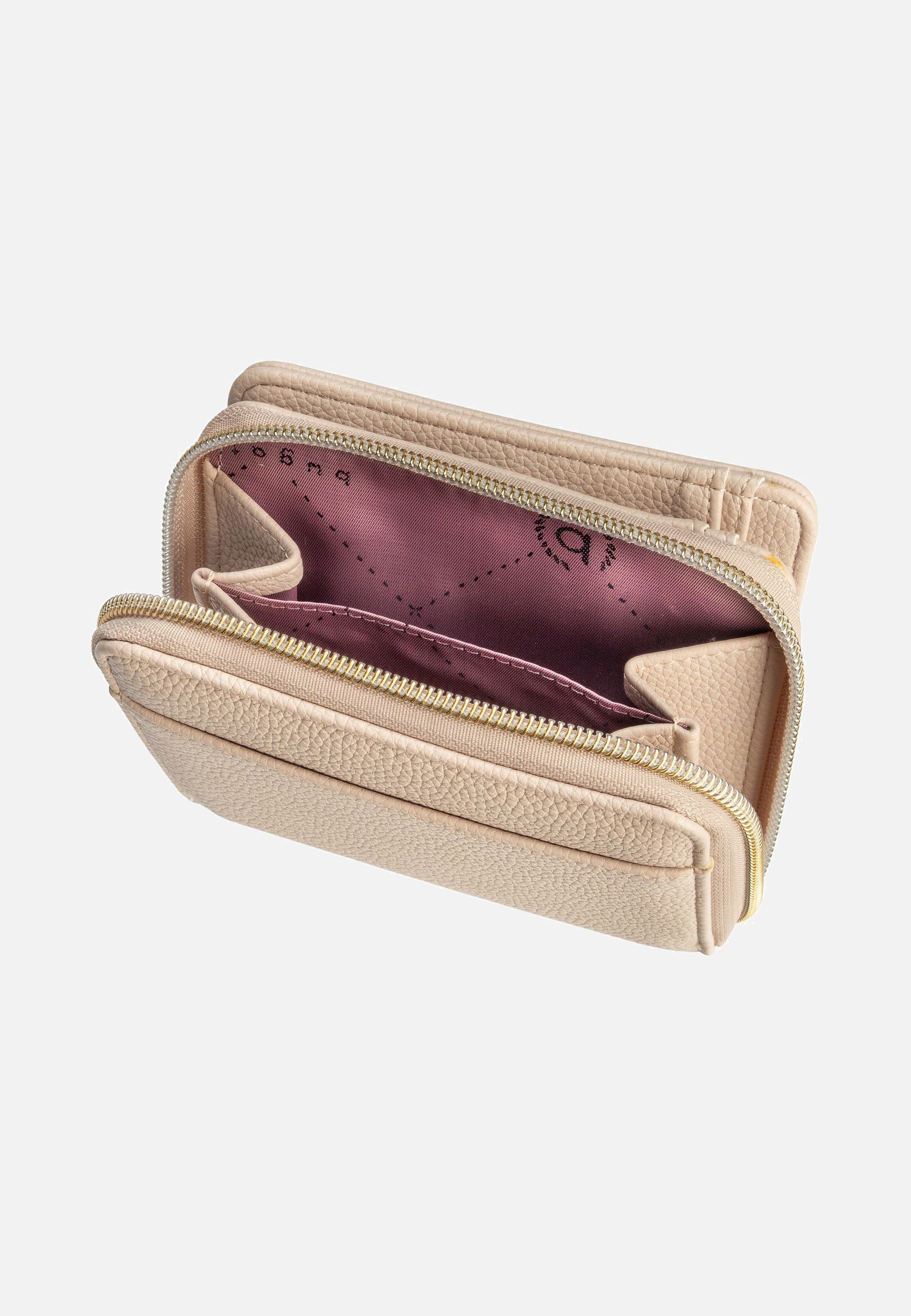 Bugatti Ella Zipped Ladies Purse Beige Wallet