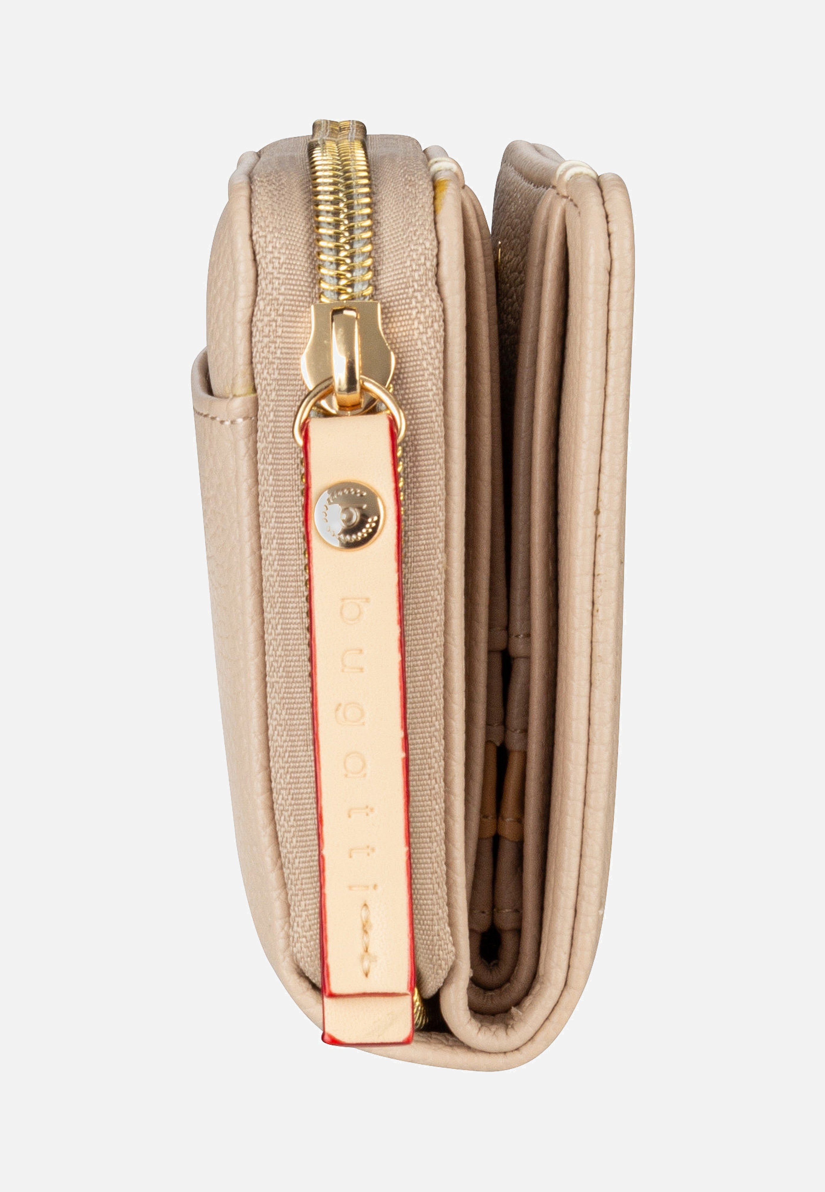 Bugatti Ella Zipped Ladies Purse Beige Wallet