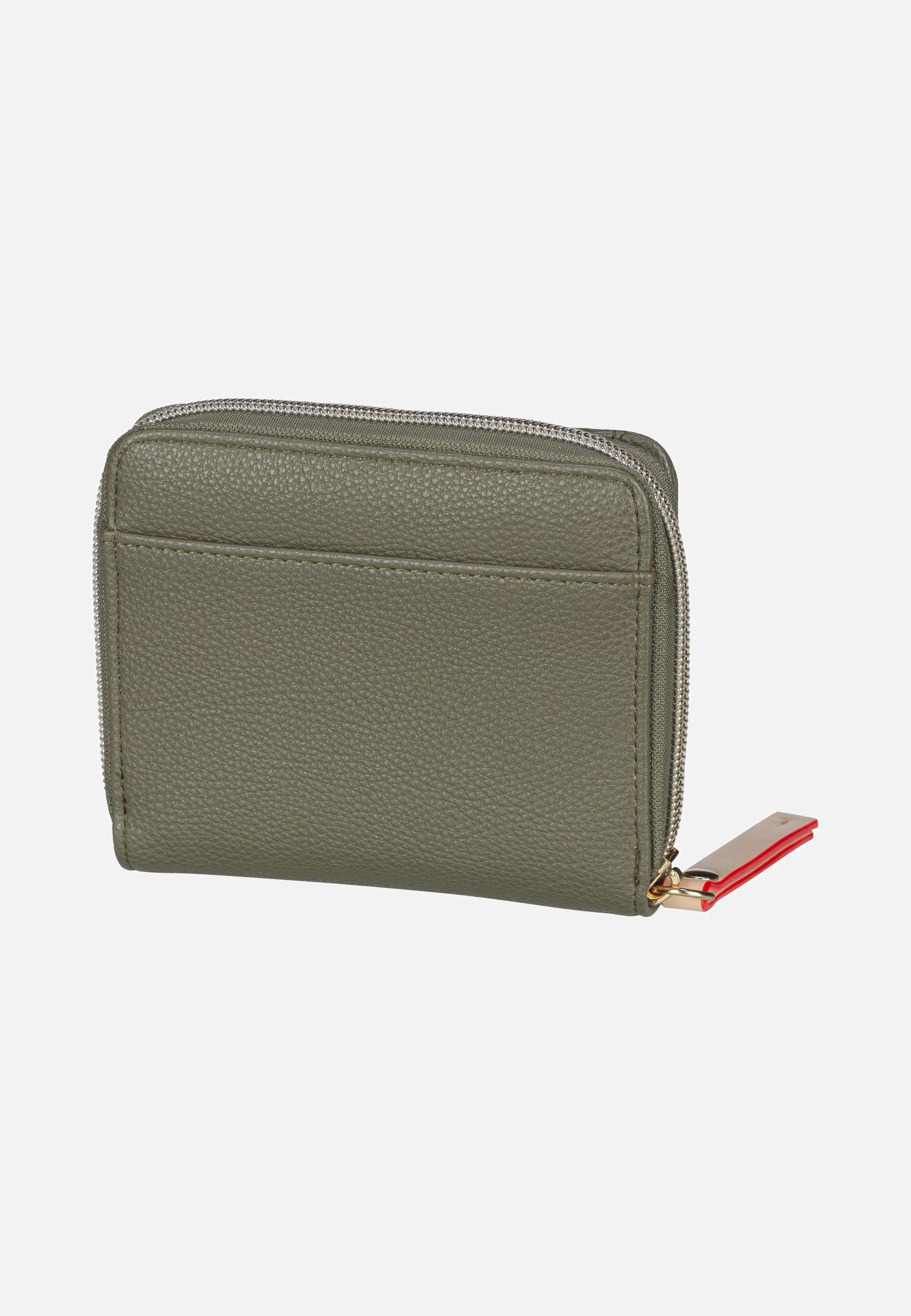 Bugatti Ella Zipped Ladies Purse Olive Wallet