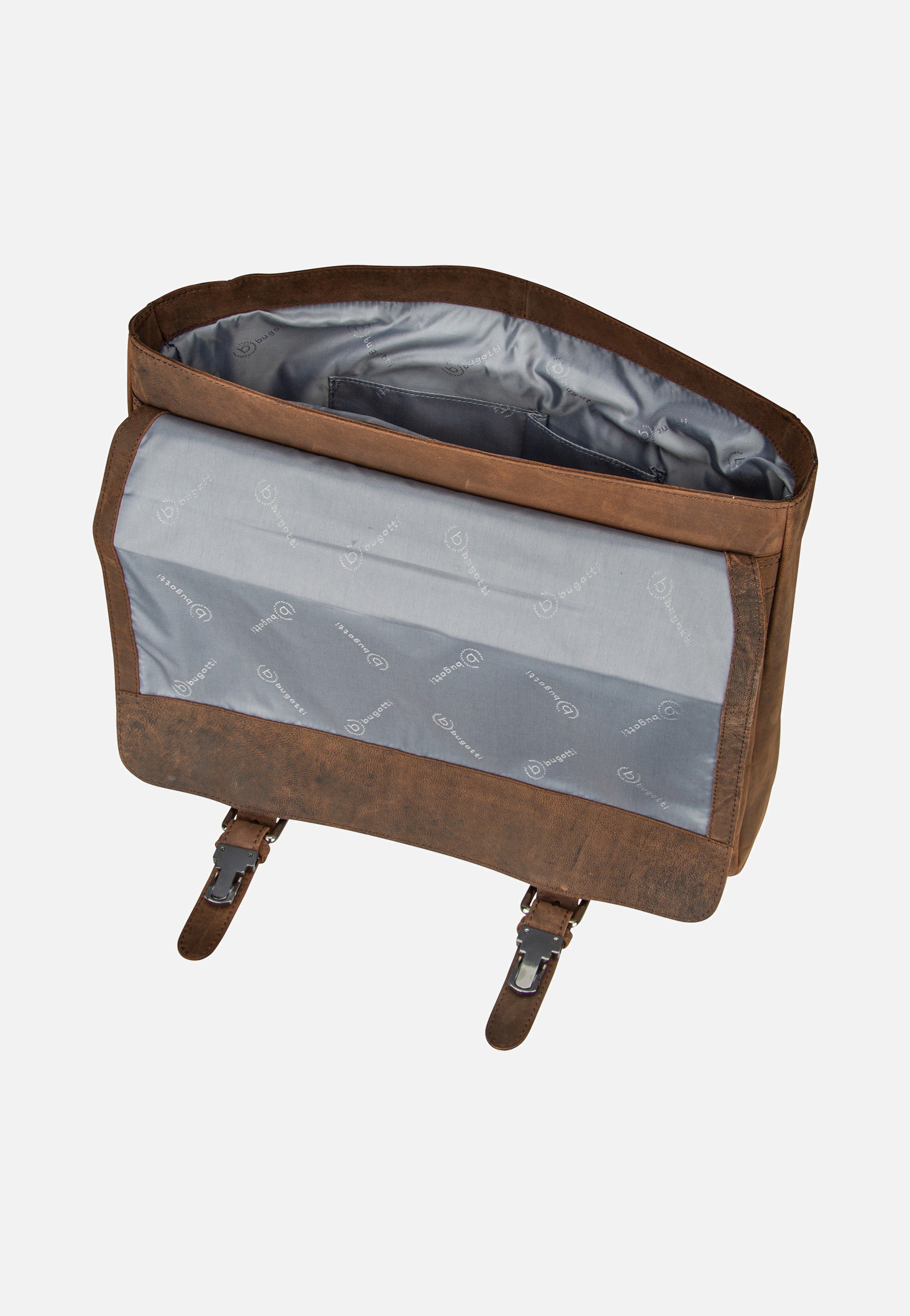 Bugatti - Luca With Flap Braun - Briefcase | Men-Image