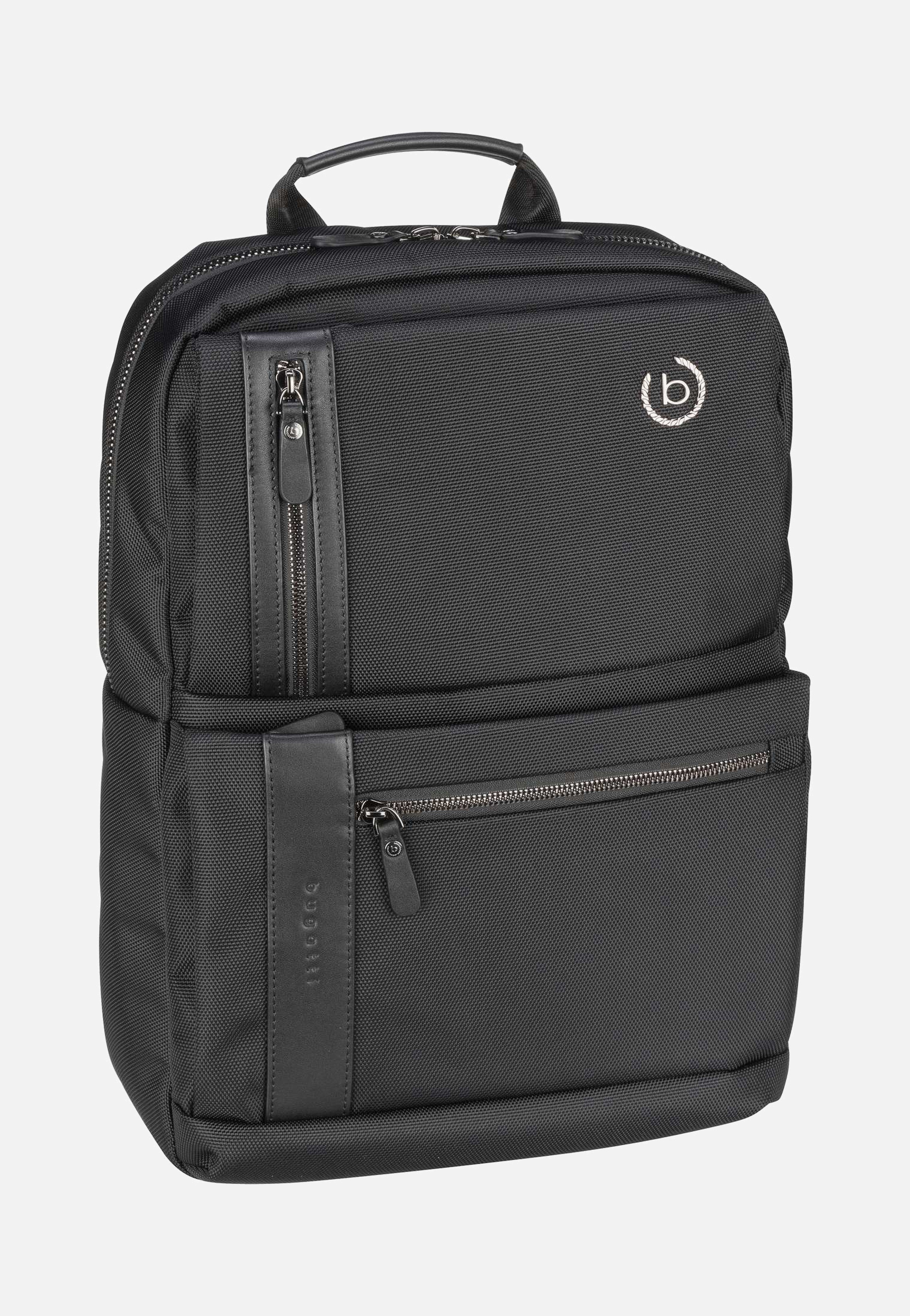 Bugatti Nero Medium Schwarz - Backpack
