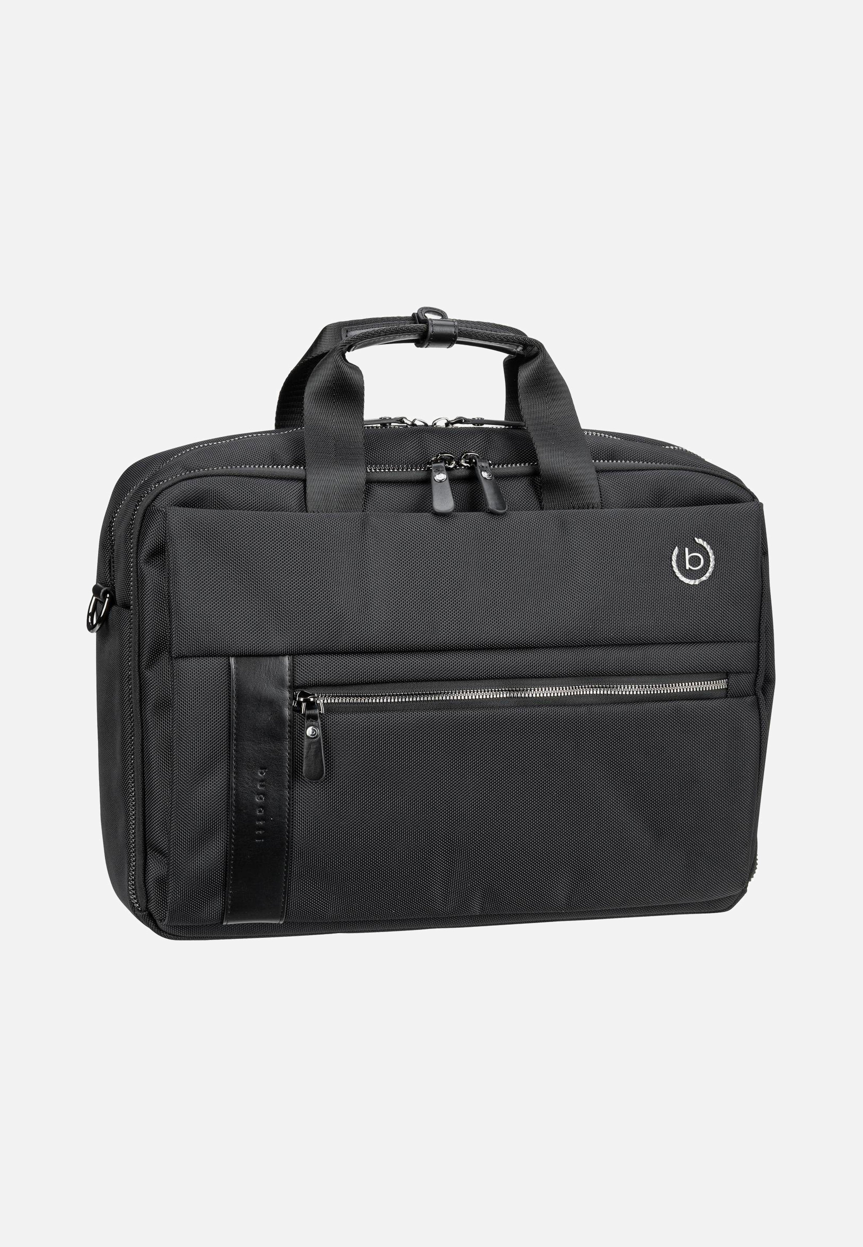 Bugatti Nero L Schwarz Briefcase