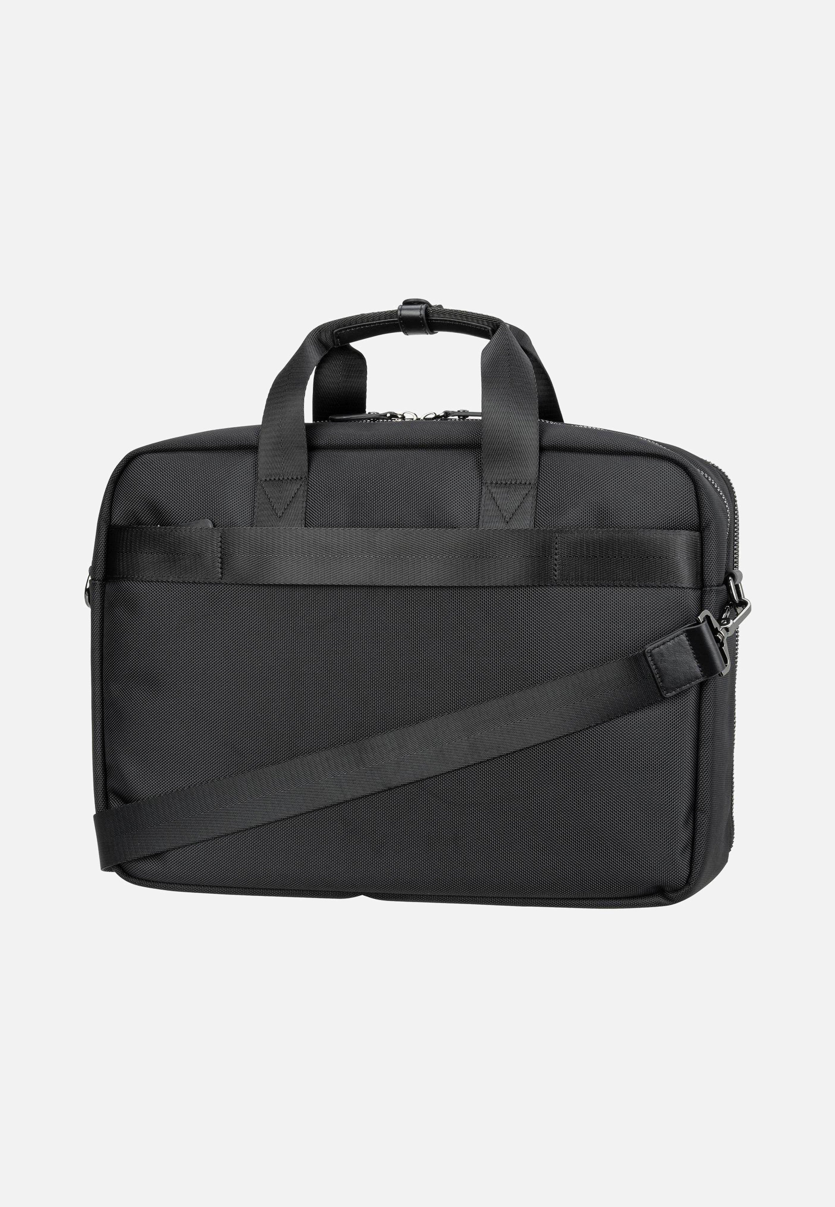 Bugatti Nero L Schwarz Briefcase
