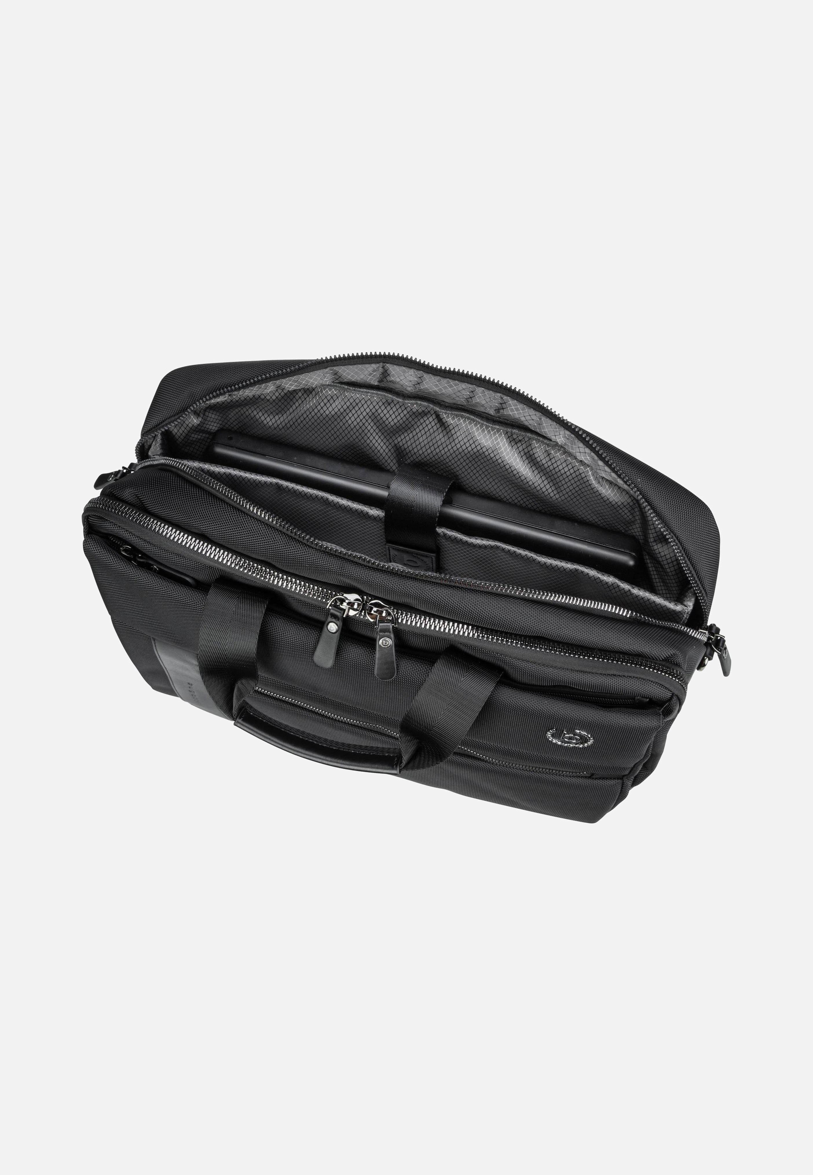 Bugatti Nero L Schwarz Briefcase