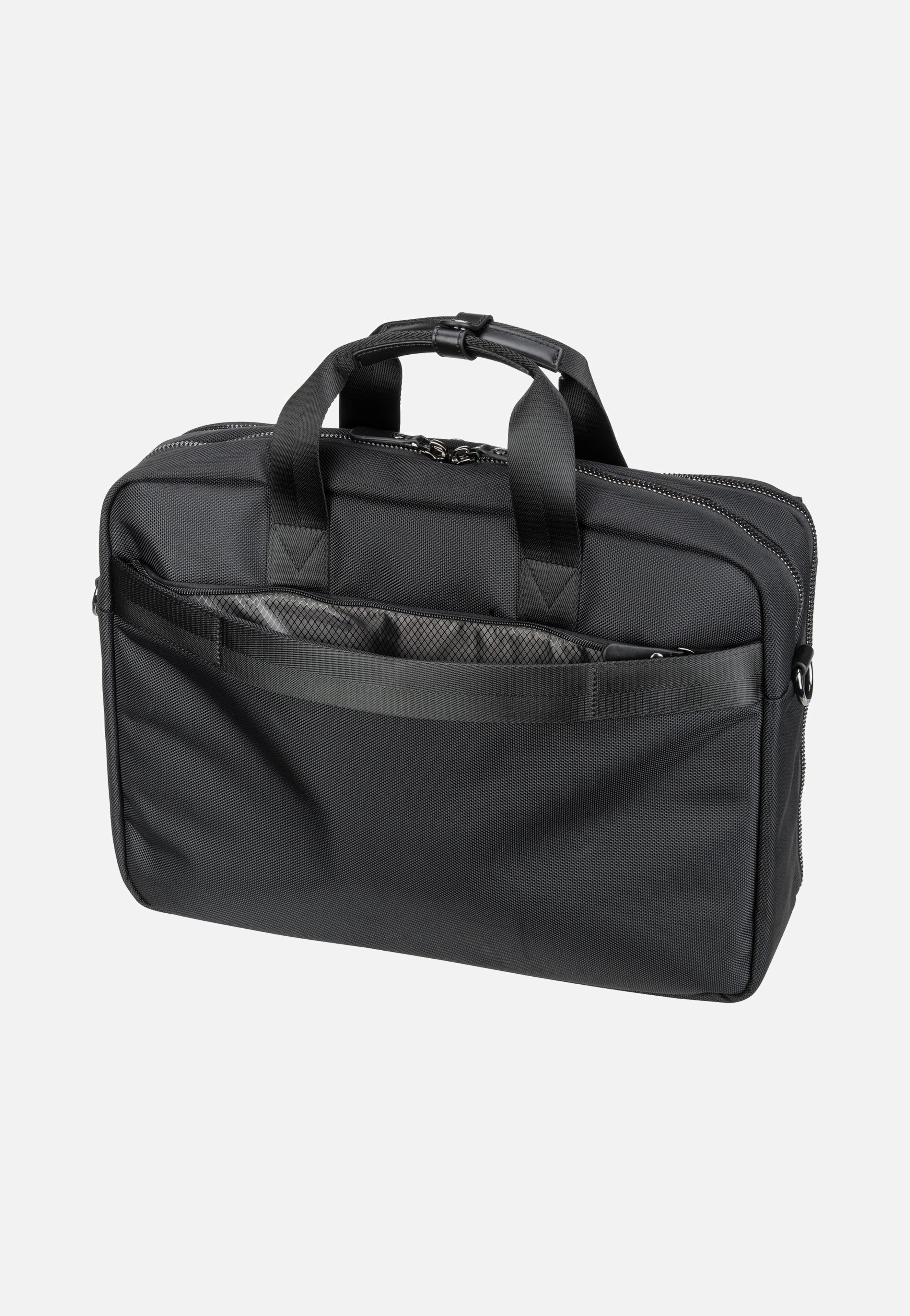 Bugatti Nero L Schwarz Briefcase