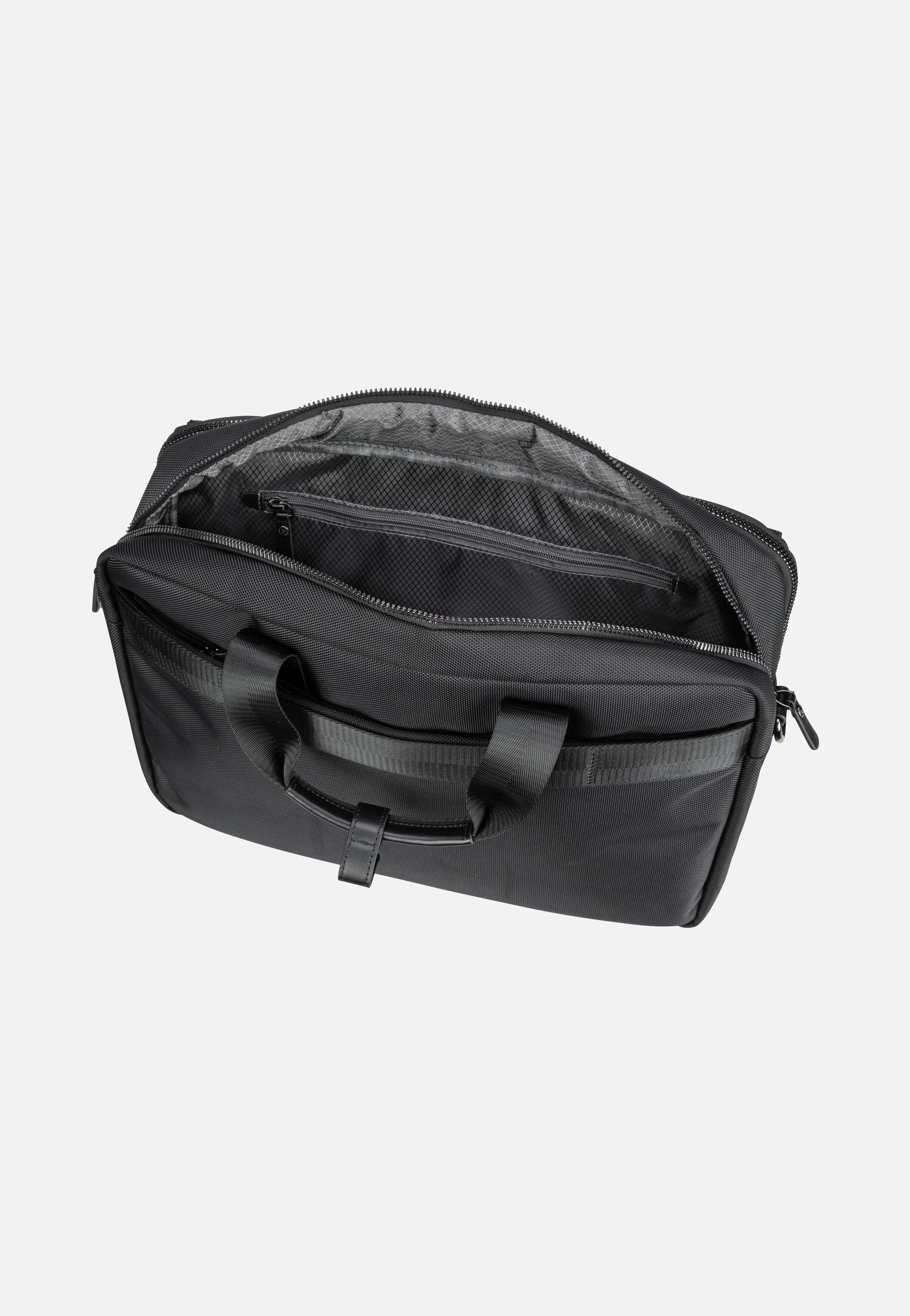 Bugatti Nero L Schwarz Briefcase