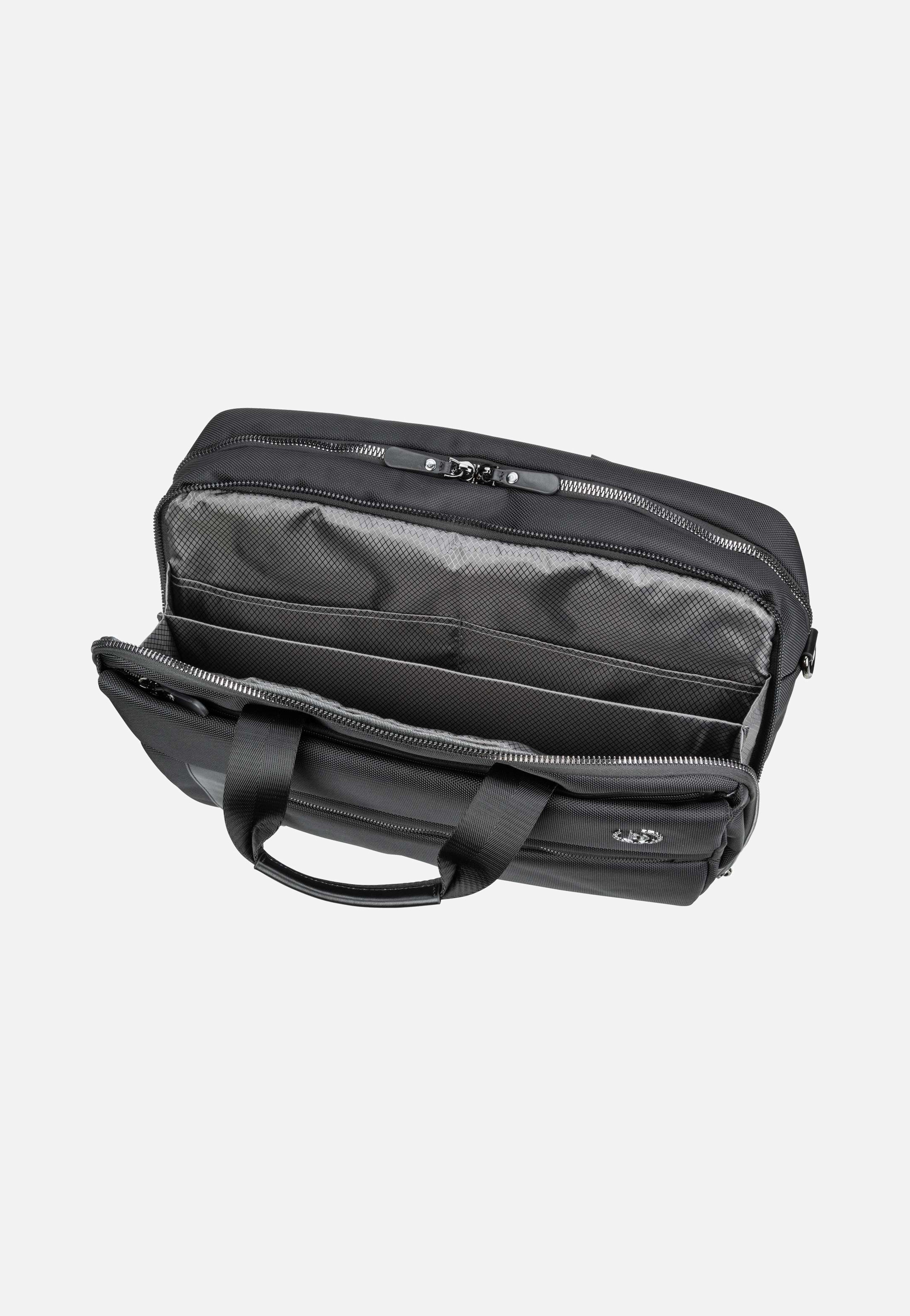 Bugatti Nero L Schwarz Briefcase