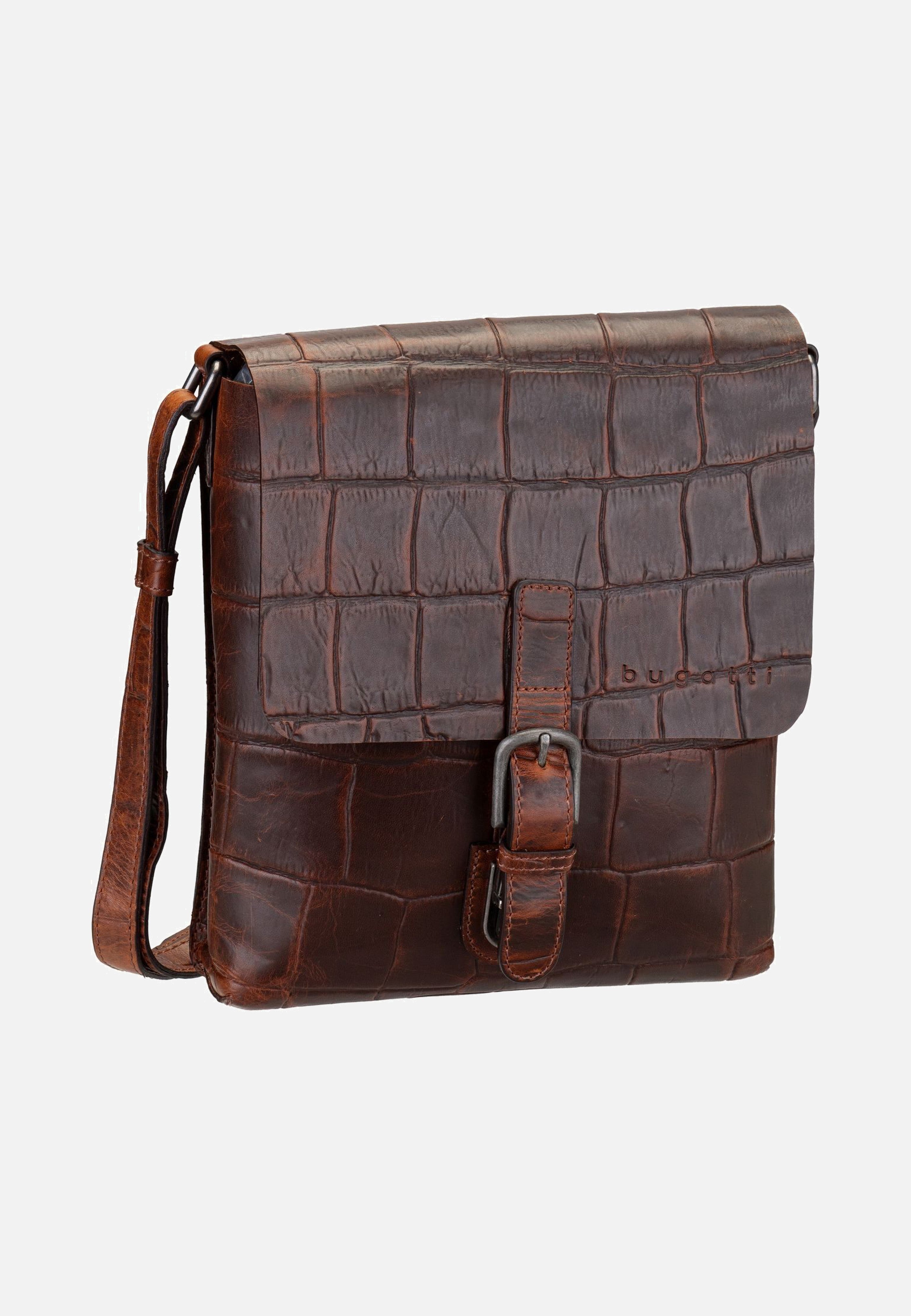 bugatti valentino backpack vegan leather cognac Bugatti Nevio 5923 Cognac - Crossbody Bag