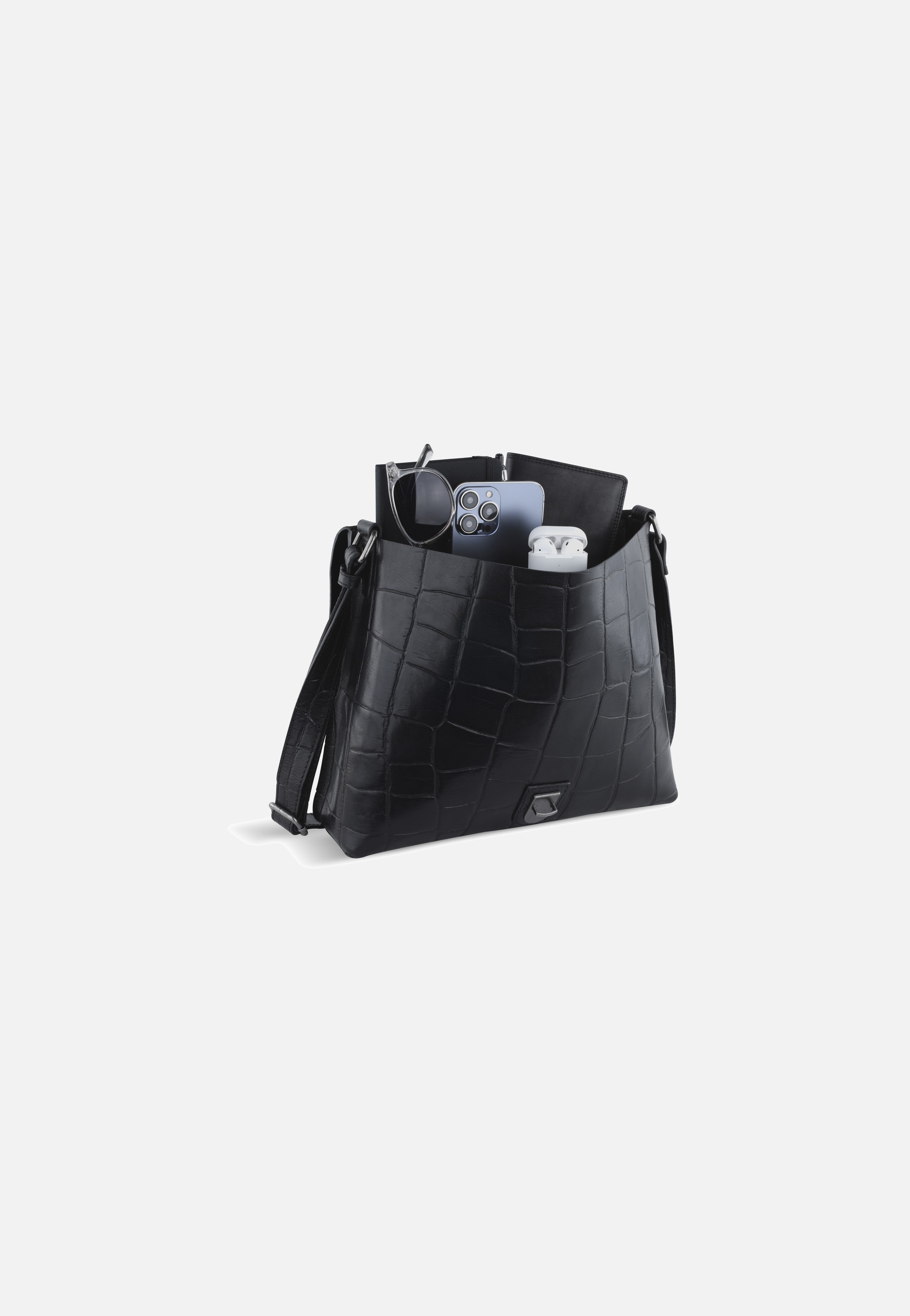 Bugatti Nevio Schwarz Messenger Bag