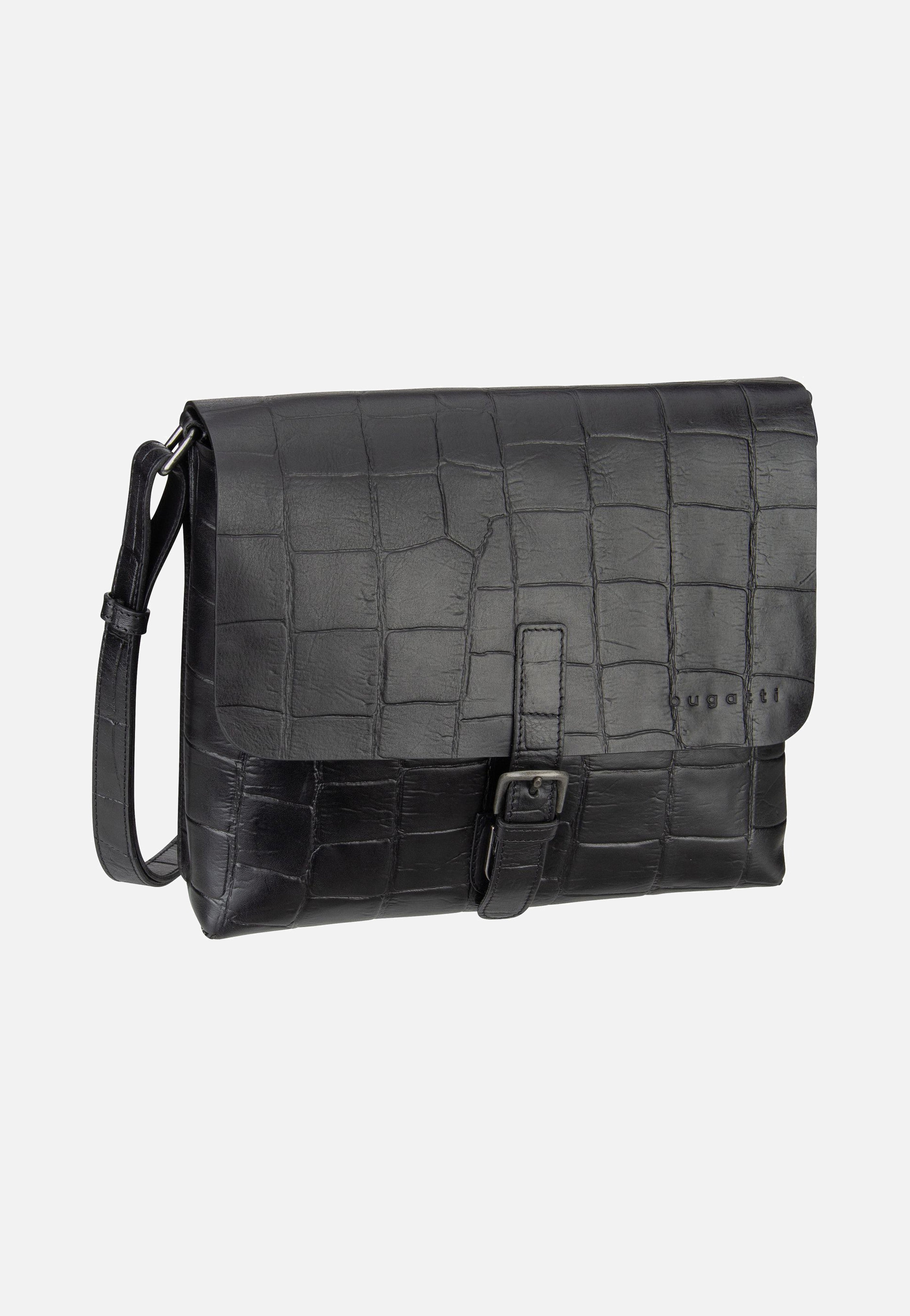 Bugatti Nevio Schwarz Messenger Bag