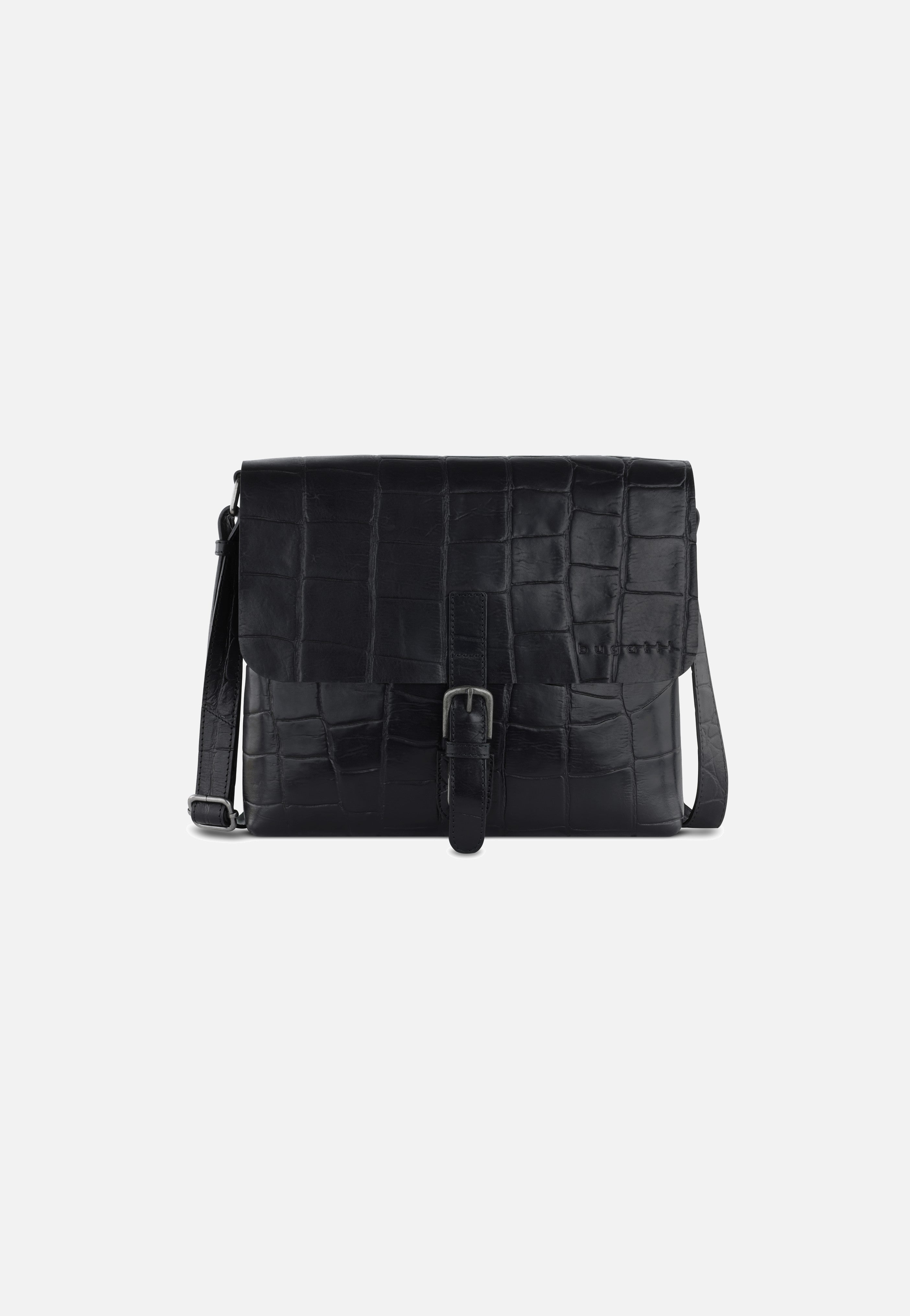 Bugatti Nevio Schwarz Messenger Bag