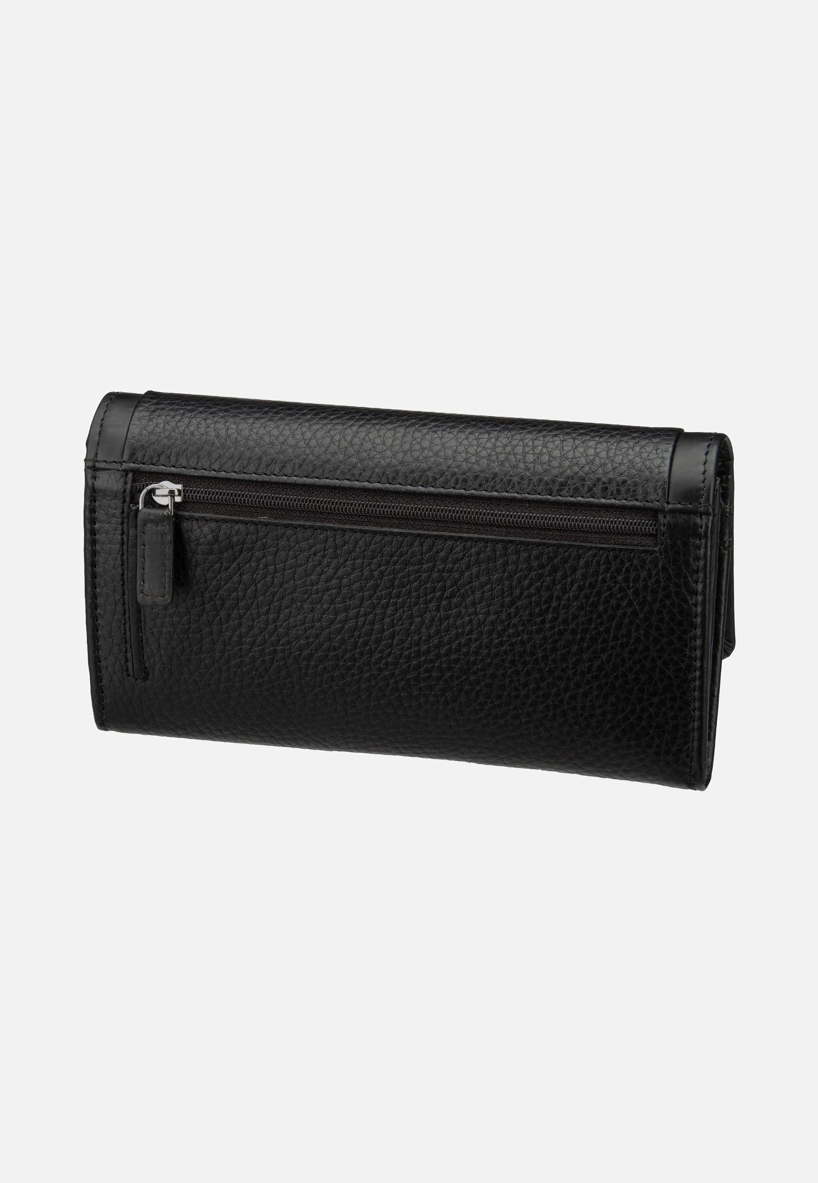 Bugatti - Sina Ladies Long With Flap Schwarz - Wallet | Women-Image