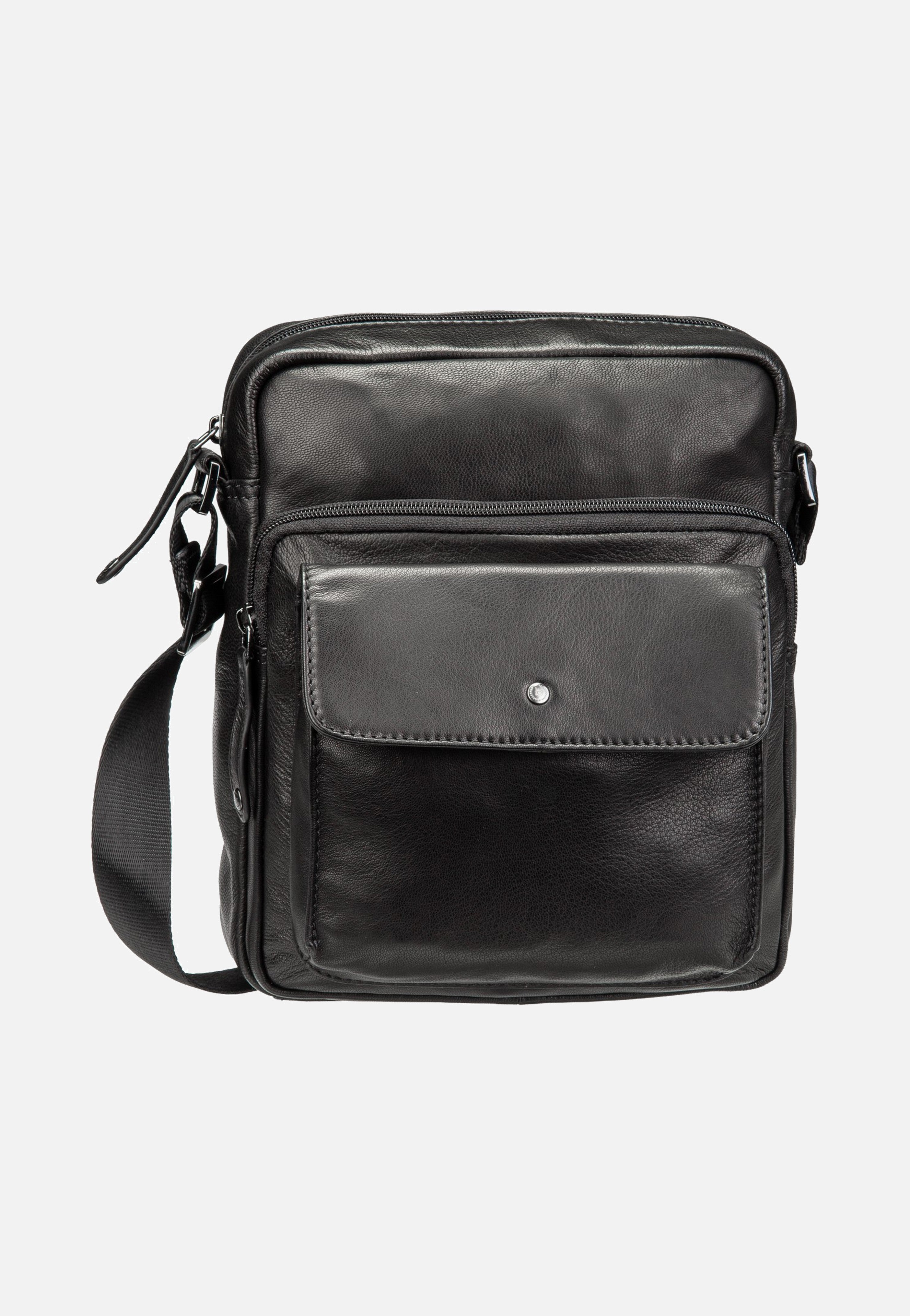 Bugatti Black Magic Shoulder Bag Large Black Crossbody Bag
