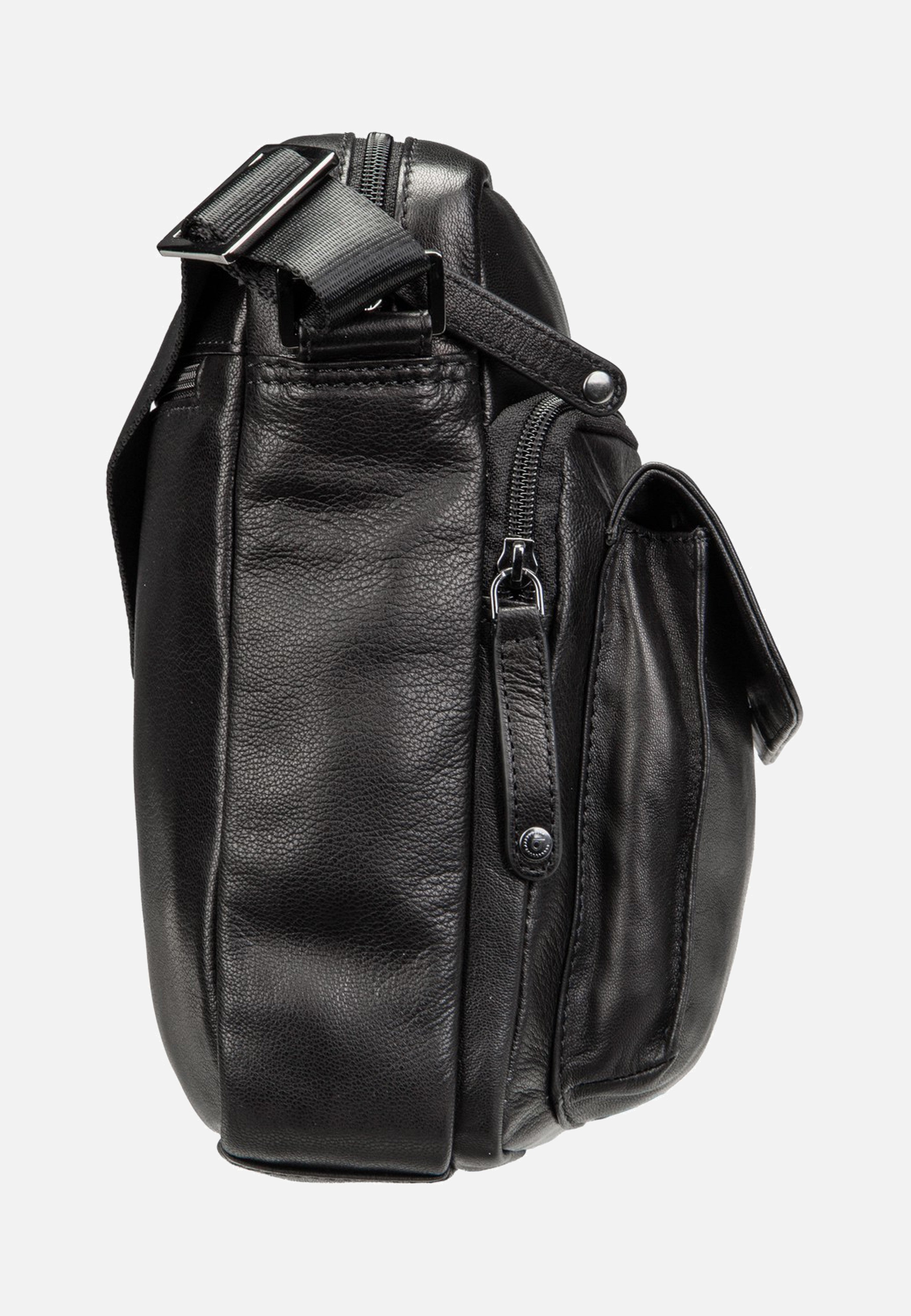 Bugatti Black Magic Shoulder Bag Large Black Crossbody Bag