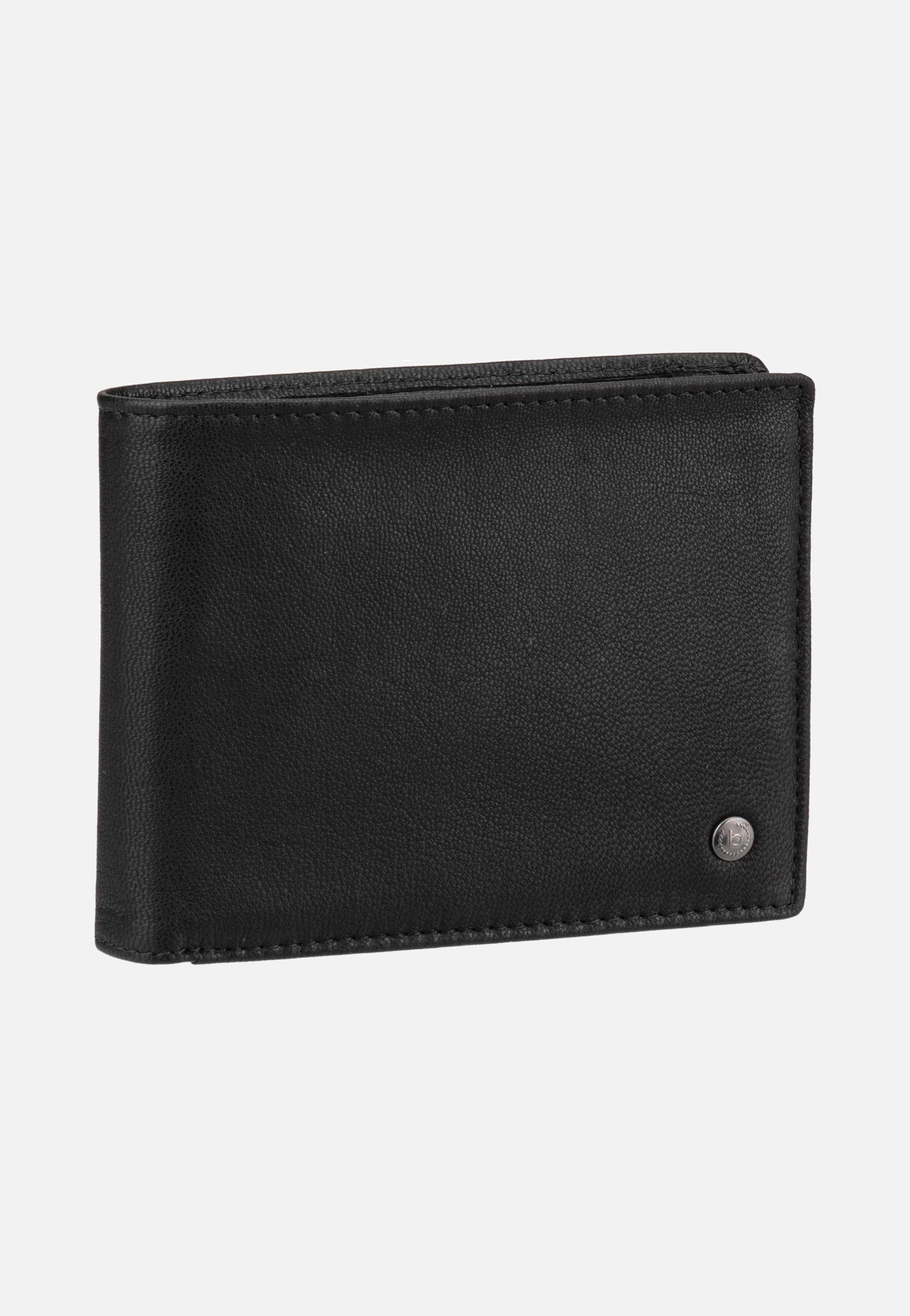 Bugatti Black Magic Wallet With Flap Black Wallet