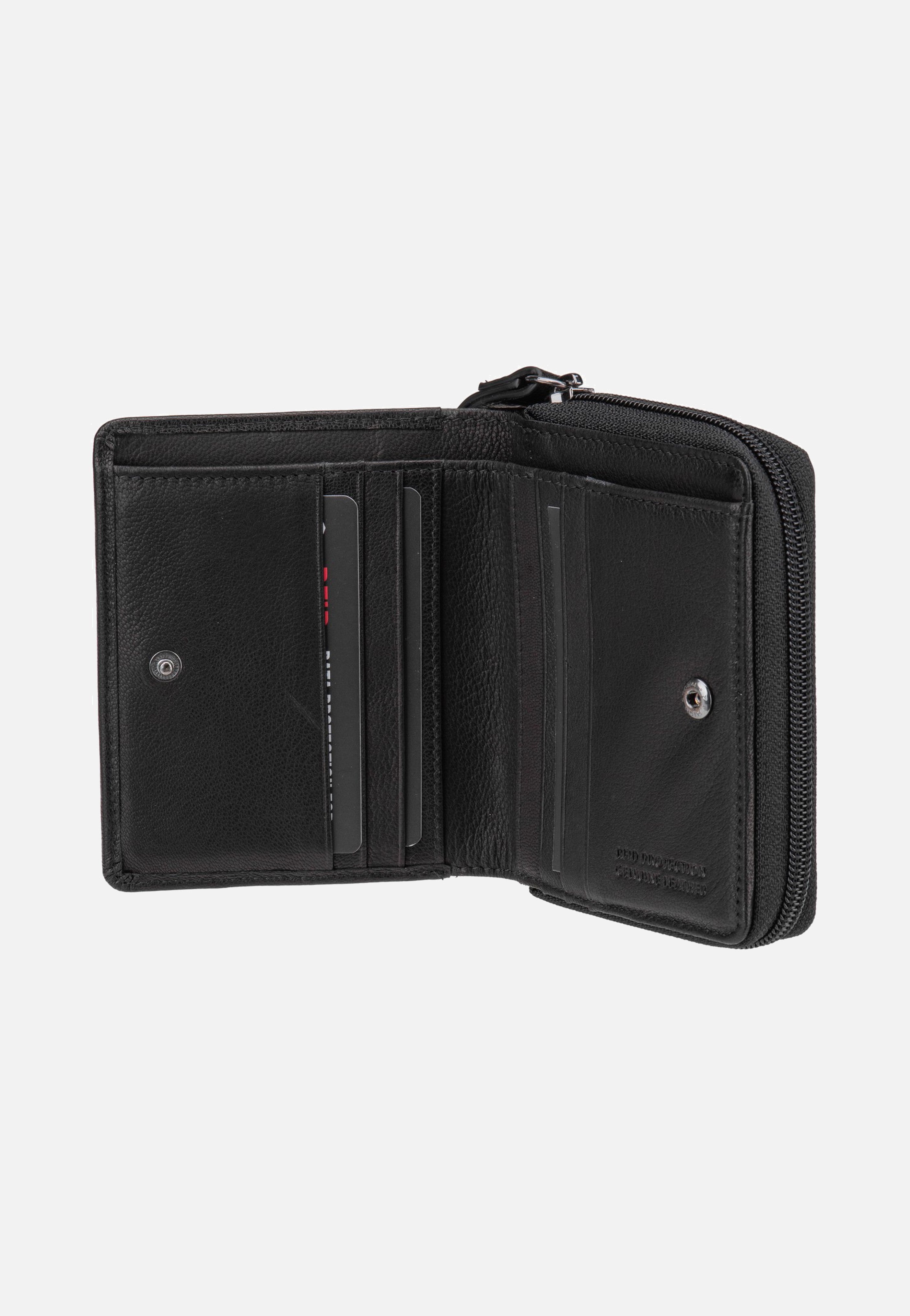 Bugatti Black Magic Zip Wallet Black Wallet