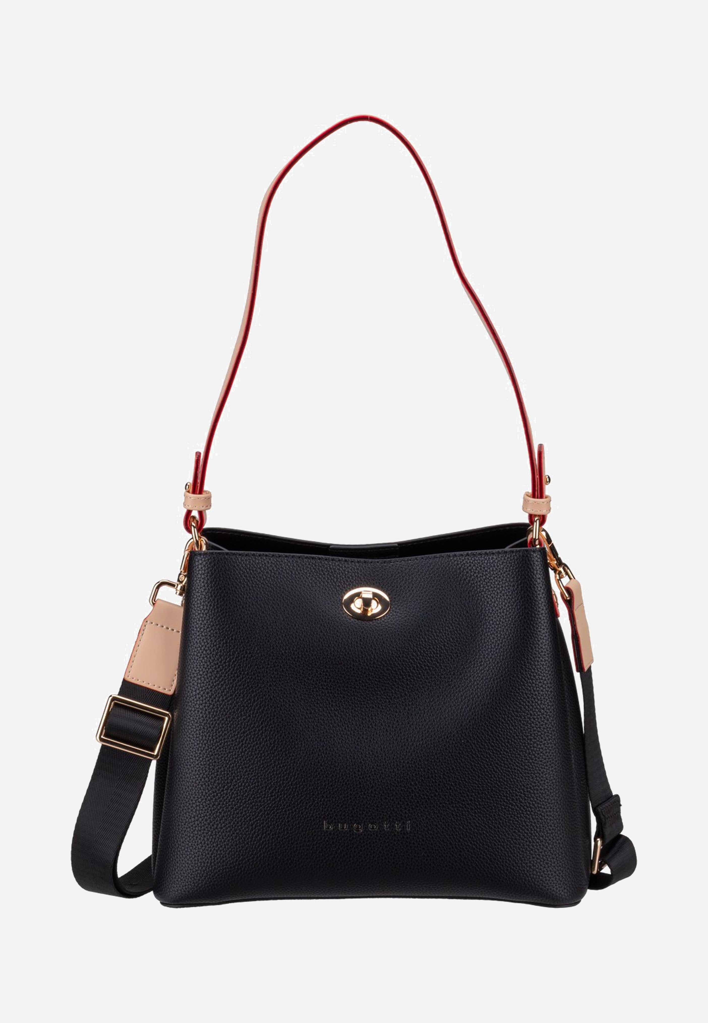 Bugatti Ella Ladies Bag Black Hobo Bag