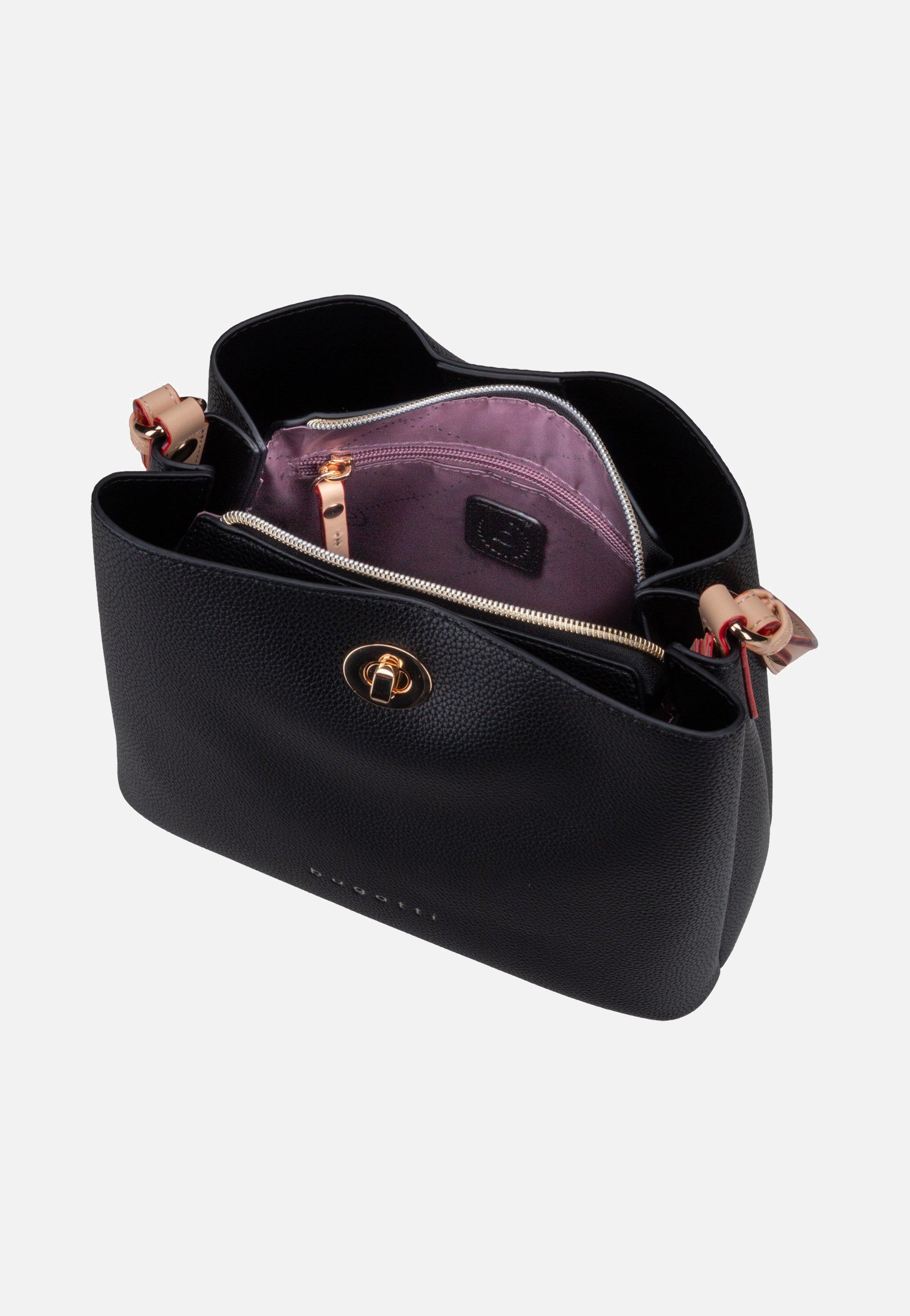 Bugatti Ella Ladies Bag Black Hobo Bag